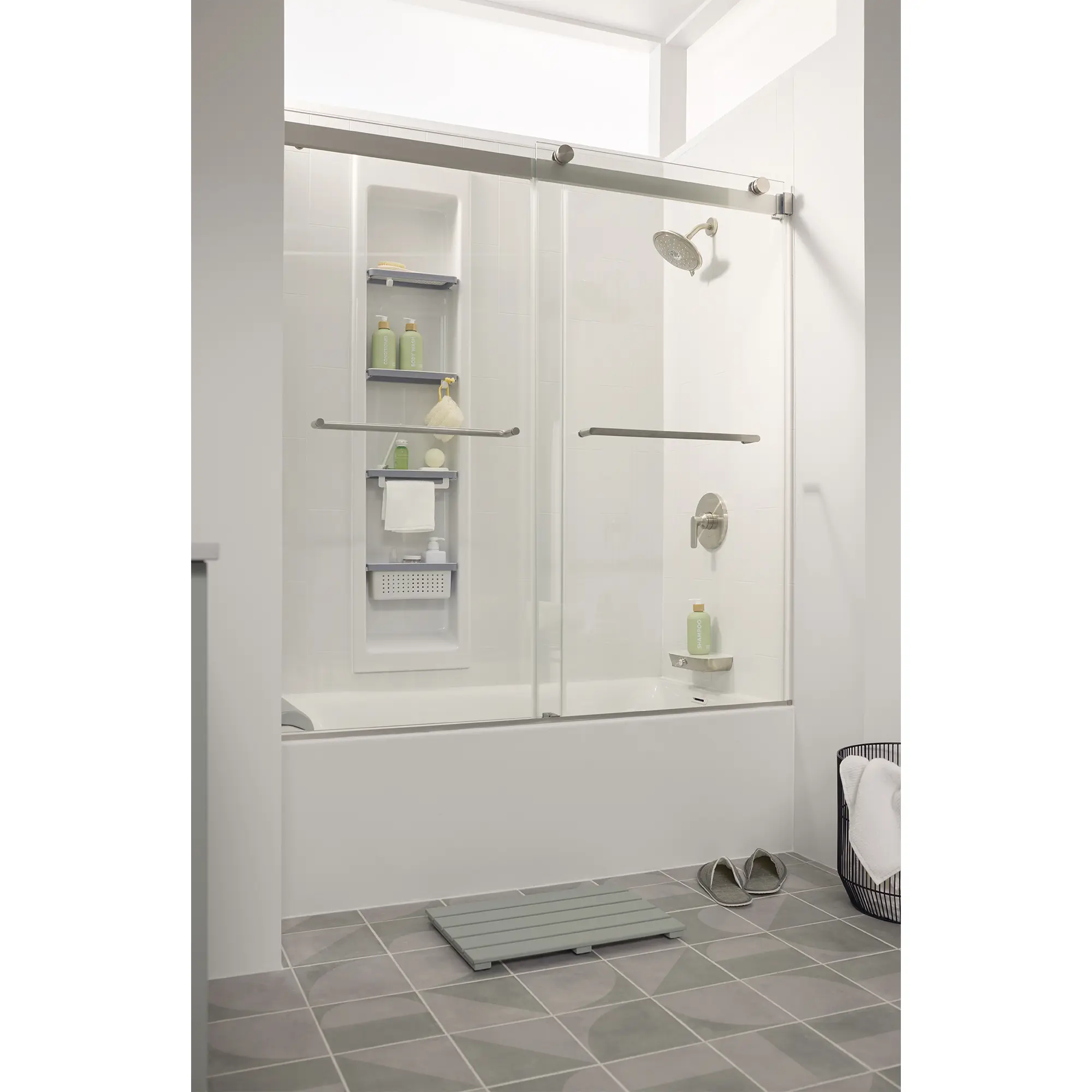 Aspirations 60 x 32 x 72-Inch Vertical Tile Bath Wall Set - Image 12