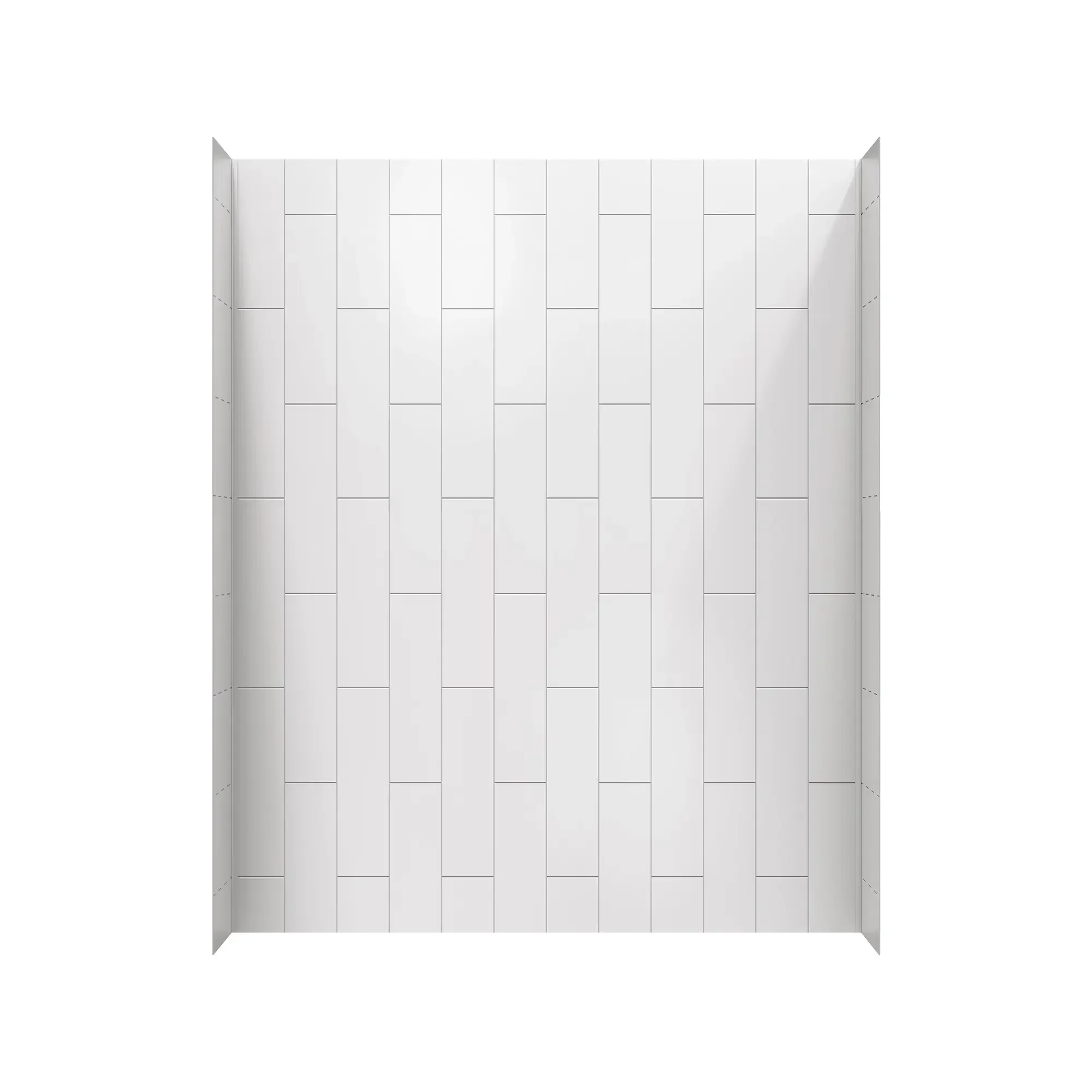 Aspirations 60 x 32 x 72-Inch Vertical Tile Bath Wall Set - Image 38