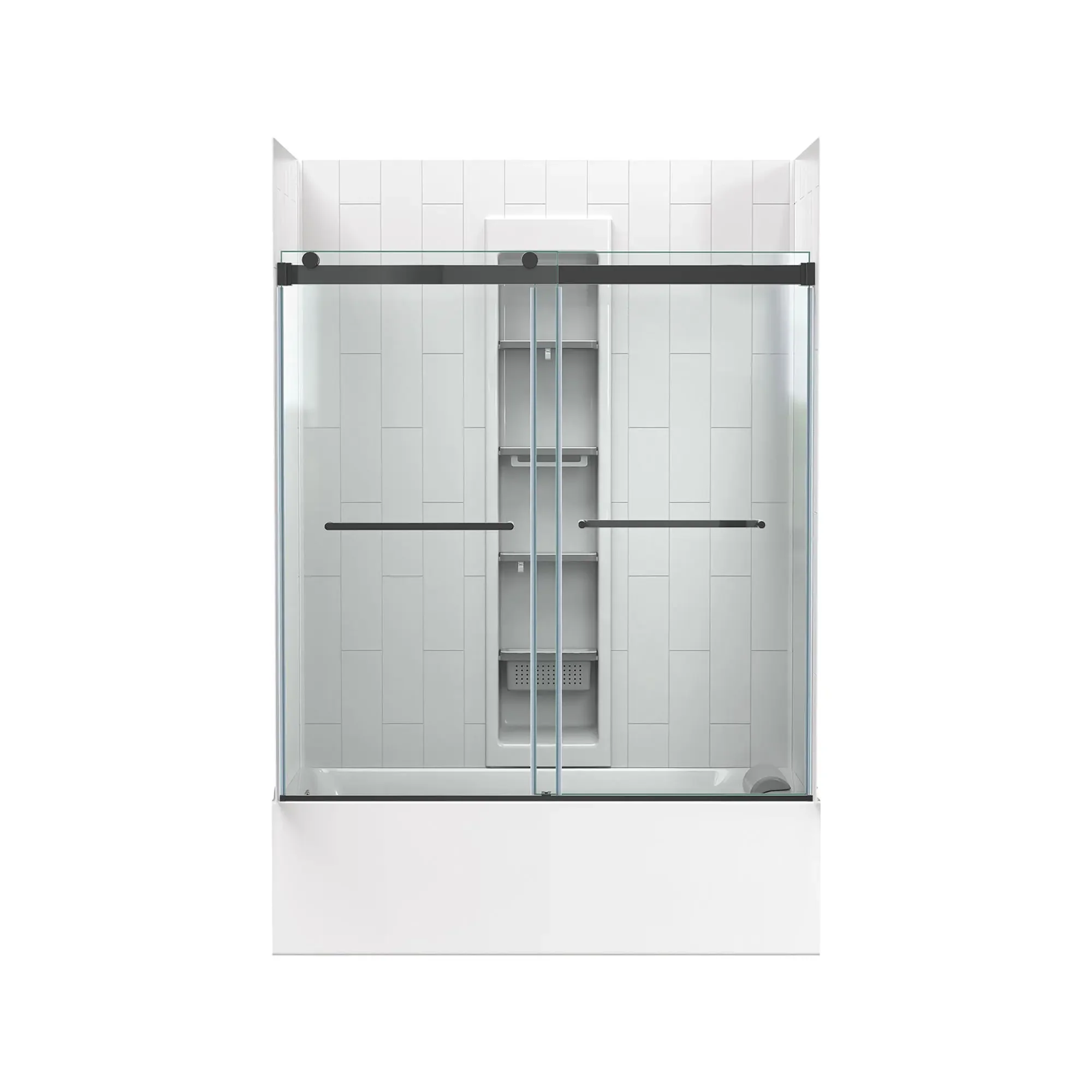 Aspirations 15 x 65-Inch In-Wall Customizable Shelving Unit - Image 9