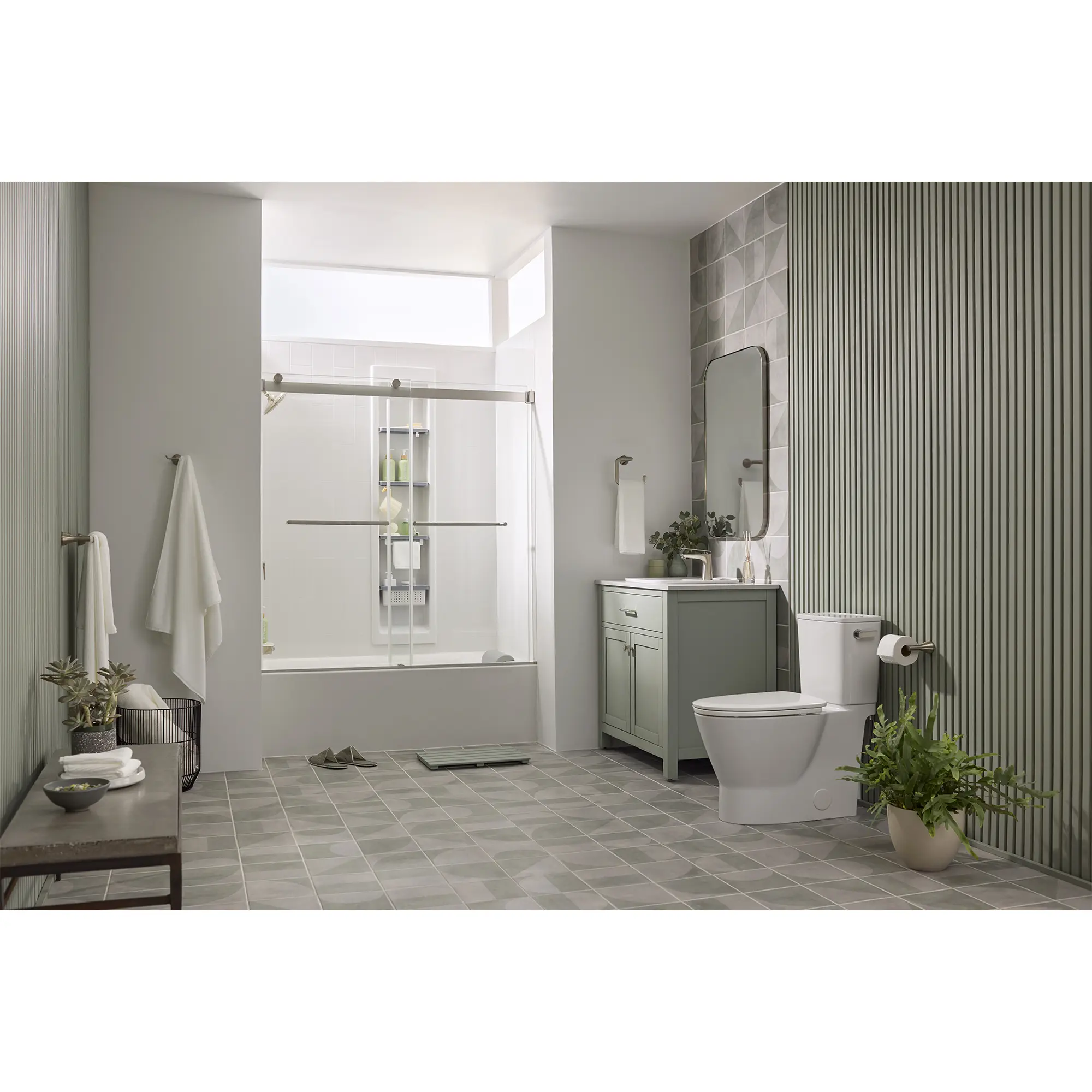 Aspirations 60 x 36-Inch Integral Apron Bathtub With Left-Hand Drain - Image 19