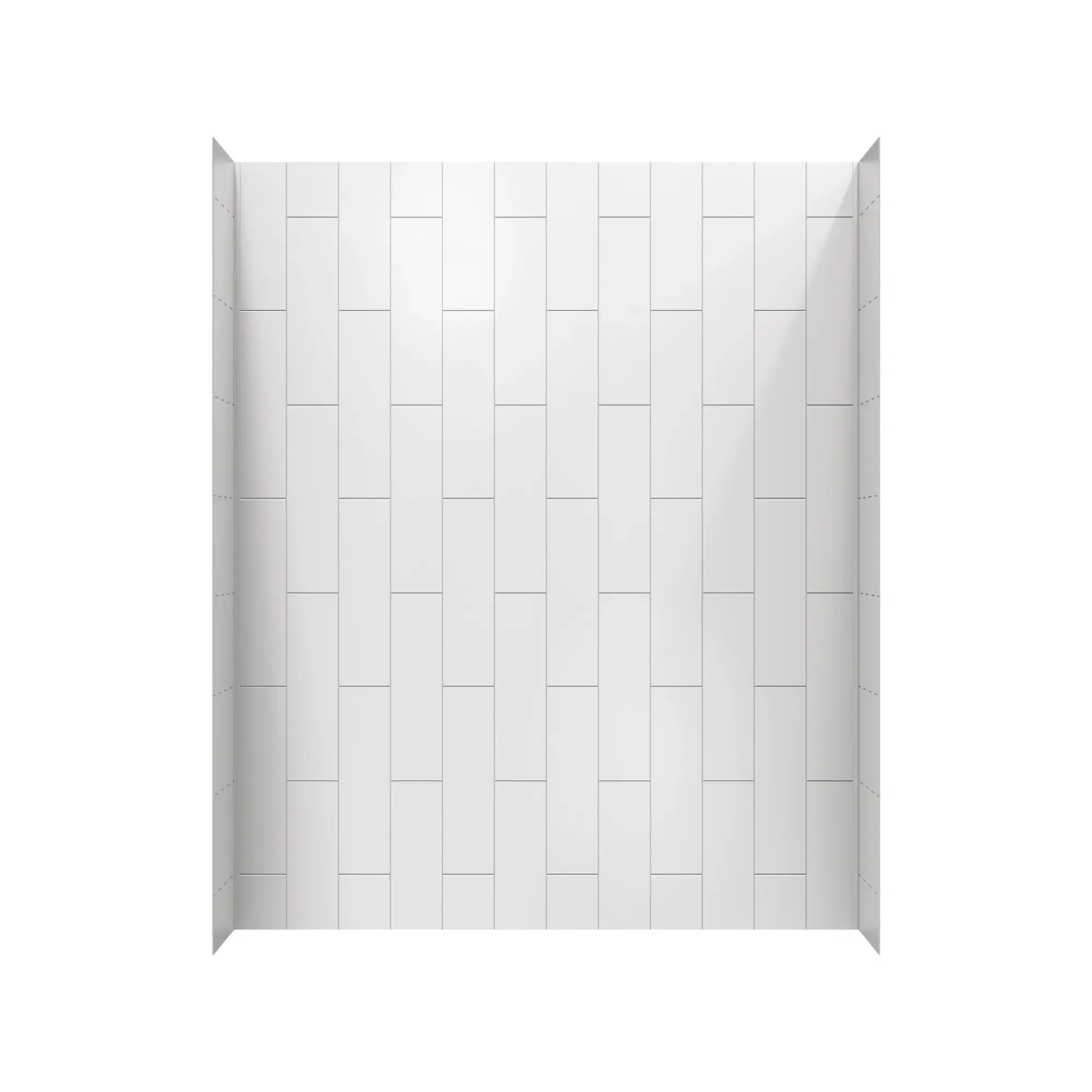 Aspirations 60 x 36 x 72-Inch Vertical Tile Bath Wall Set - Image 4
