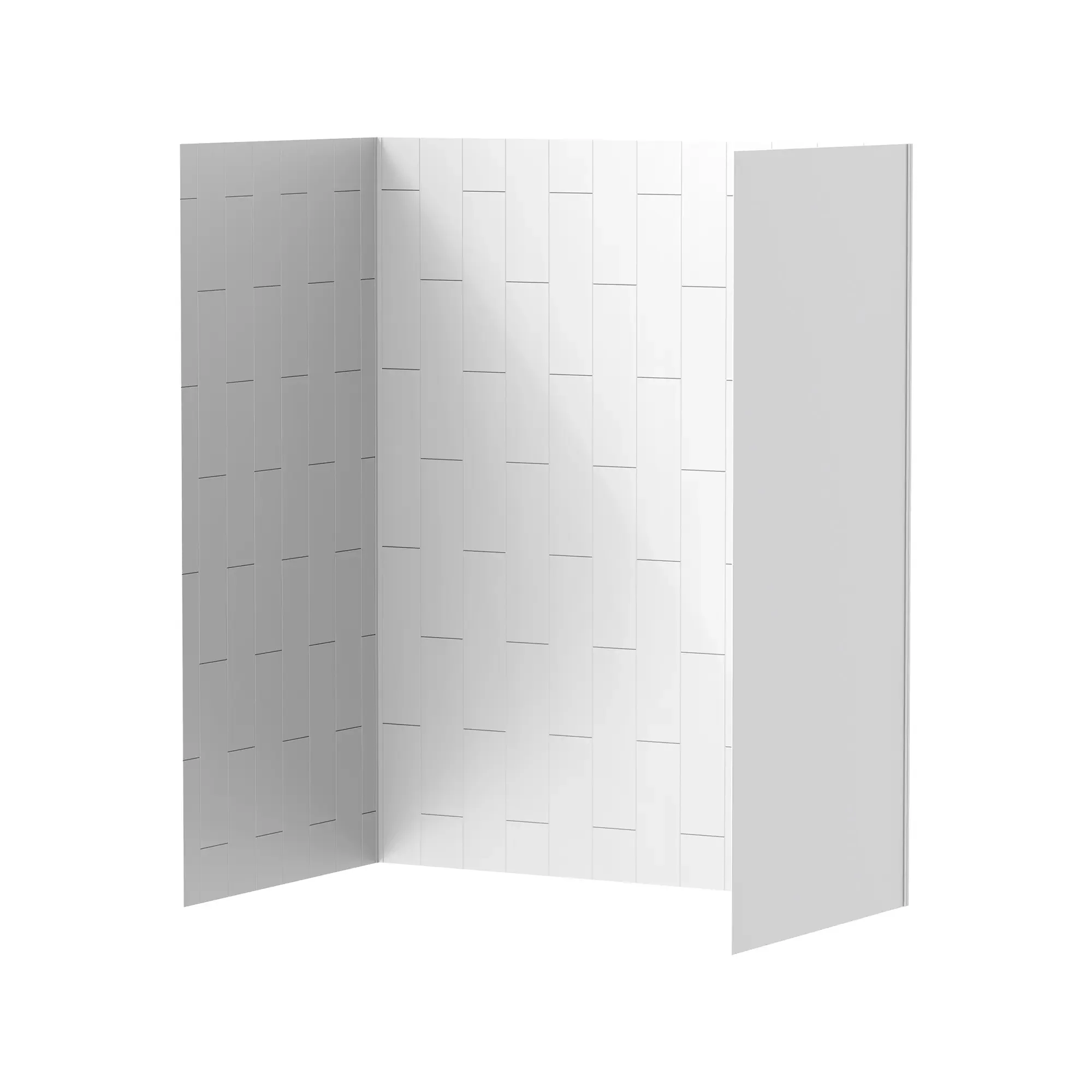 Aspirations 60 x 36 x 72-Inch Vertical Tile Bath Wall Set - Image 5