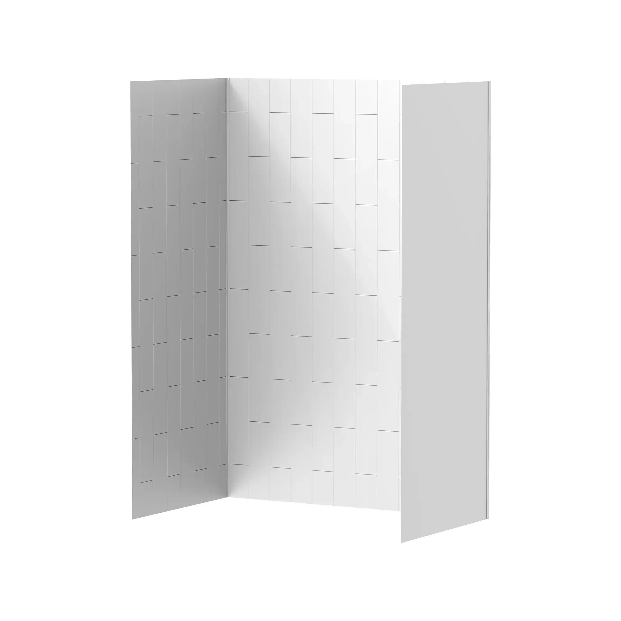 Aspirations 60 x 36 x 84-Inch Vertical Tile Shower Wall Set - Image 5