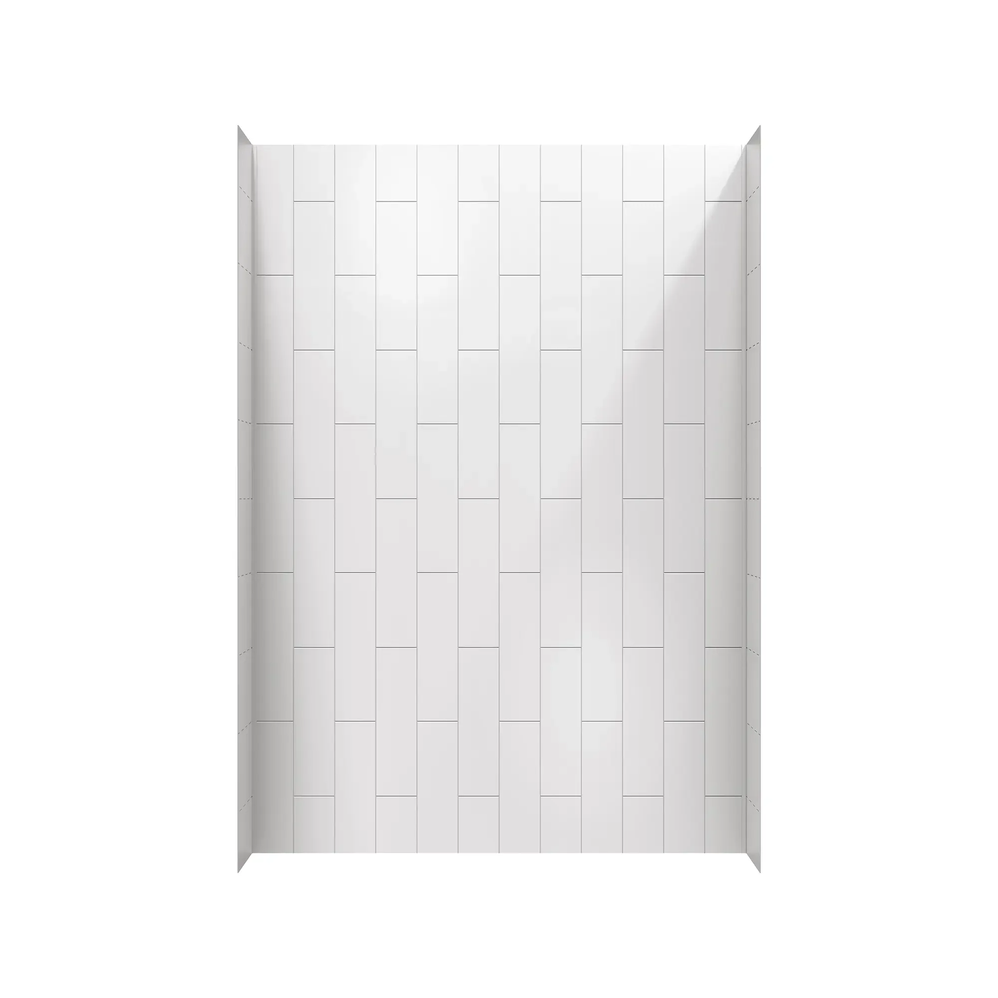 Aspirations 60 x 36 x 84-Inch Vertical Tile Shower Wall Set - Image 7