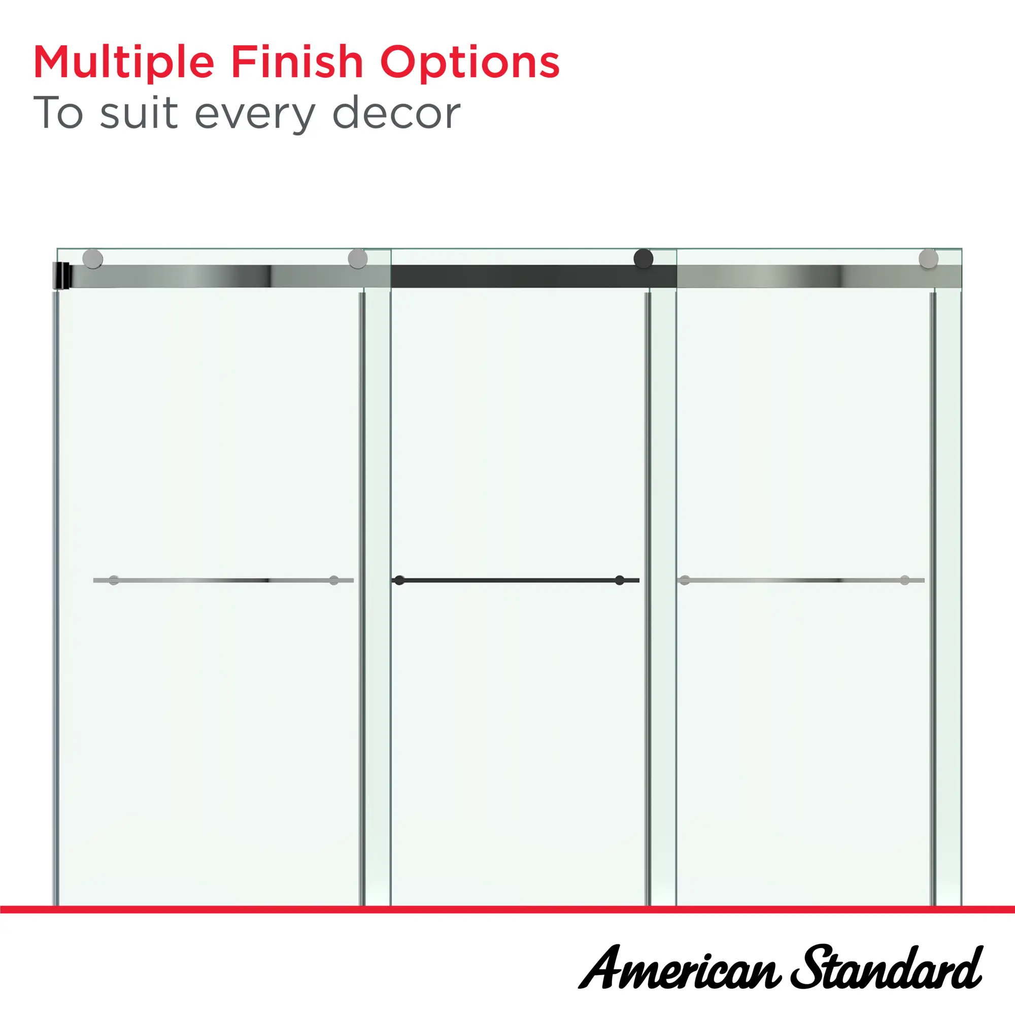 Aspirations 60 x 60-Inch Frameless Sliding Bathtub Door - Image 17