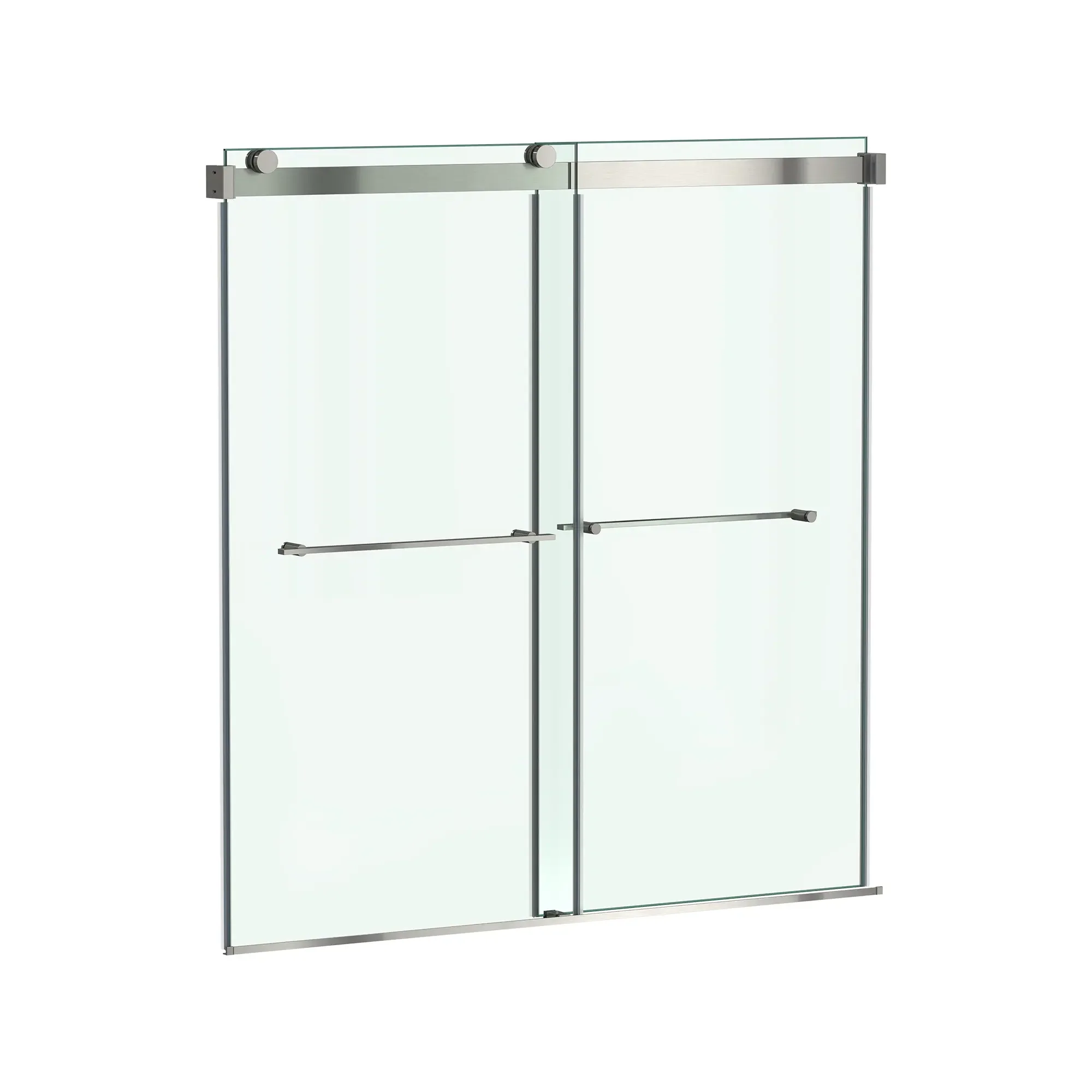 Aspirations 60 x 60-Inch Frameless Sliding Bathtub Door - Image 26