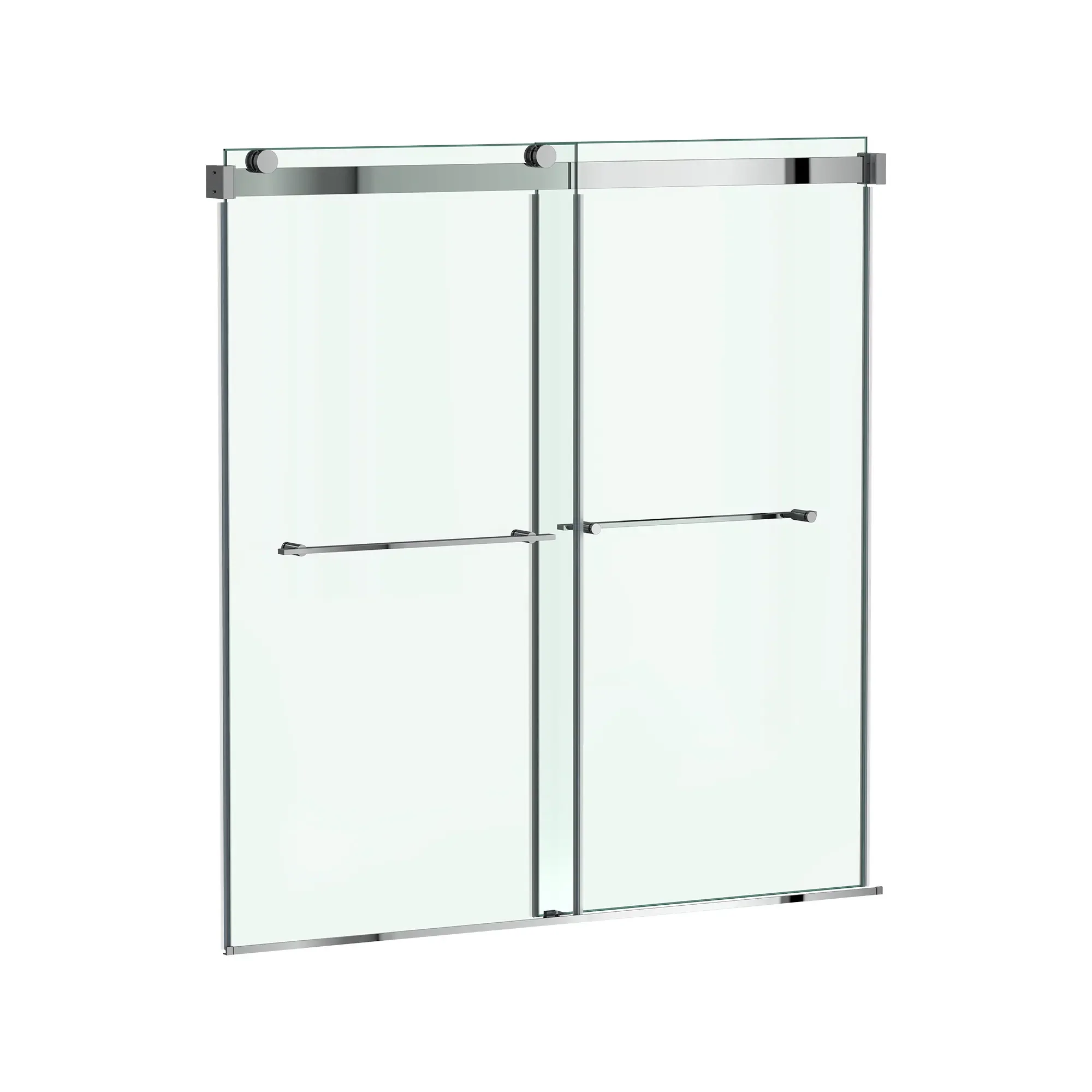 Aspirations 60 x 60-Inch Frameless Sliding Bathtub Door - Image 4
