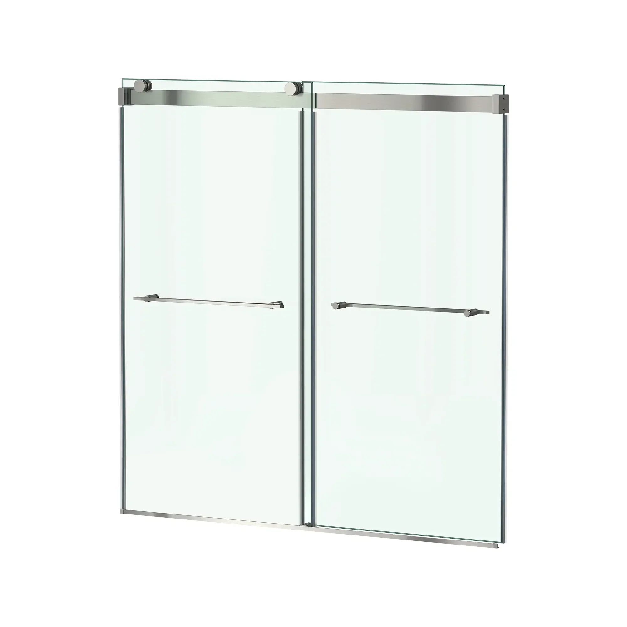 Aspirations 60 x 60-Inch Frameless Sliding Bathtub Door - Image 61