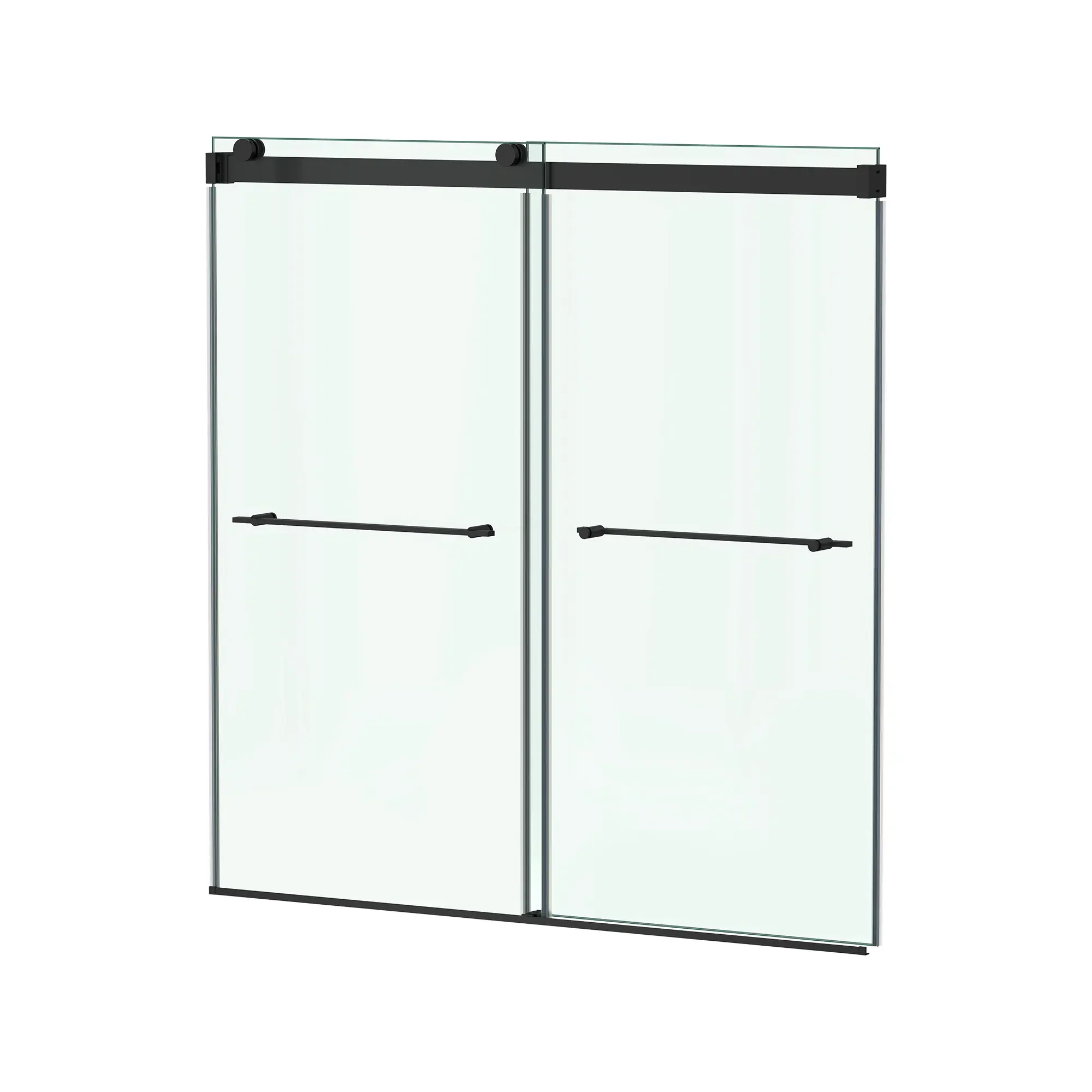 Aspirations 60 x 60-Inch Frameless Sliding Bathtub Door - Image 76