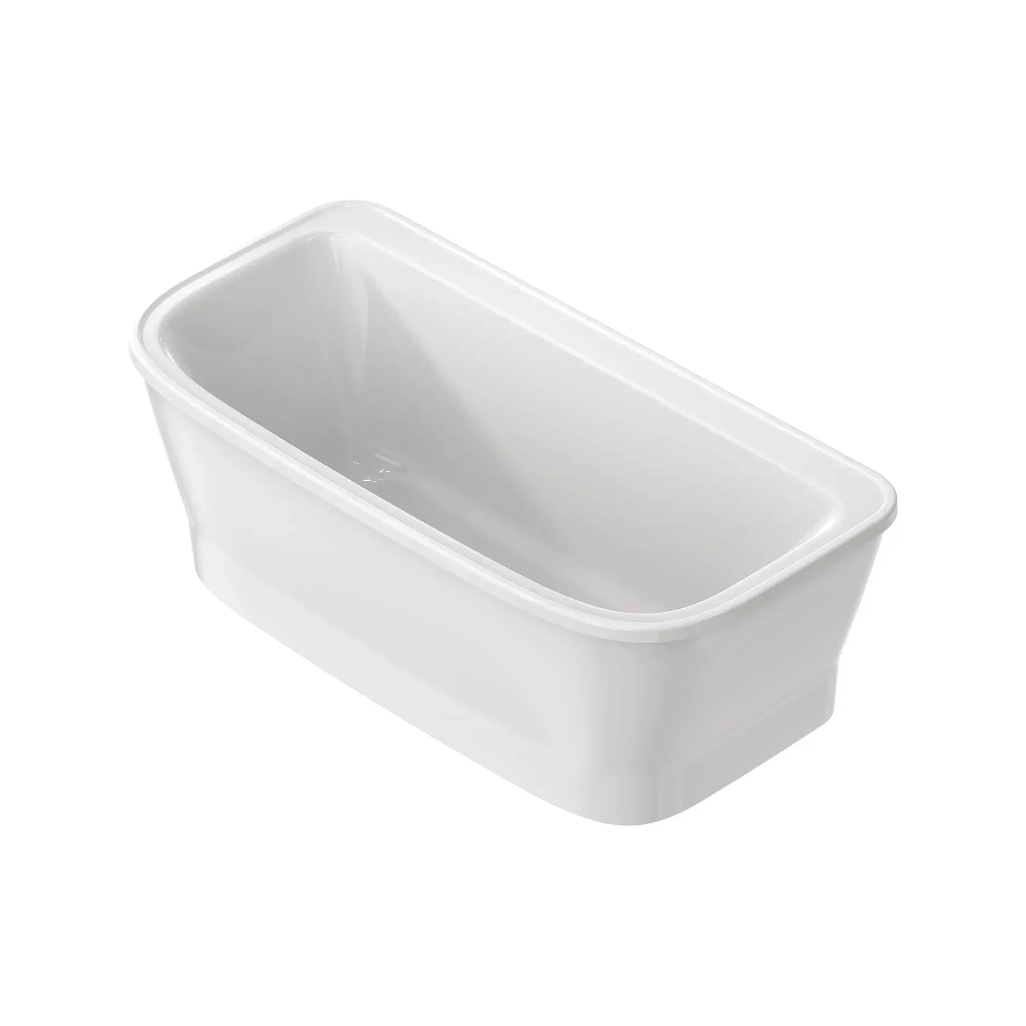 Aspirations 68 x 34-Inch Freestanding Bathtub With White Drain and Overflow - Image 17