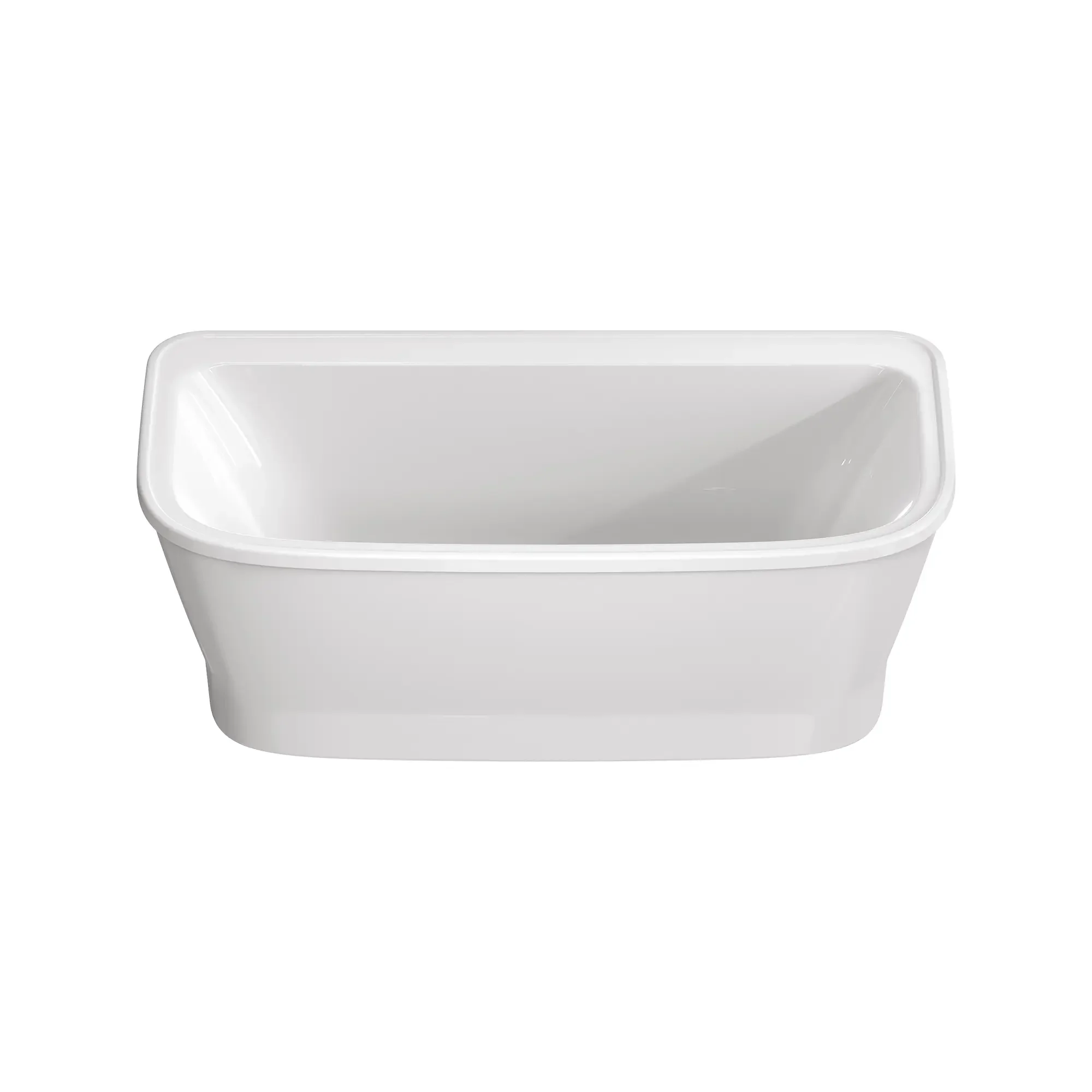 Aspirations 68 x 34-Inch Freestanding Bathtub With White Drain and Overflow - Image 5