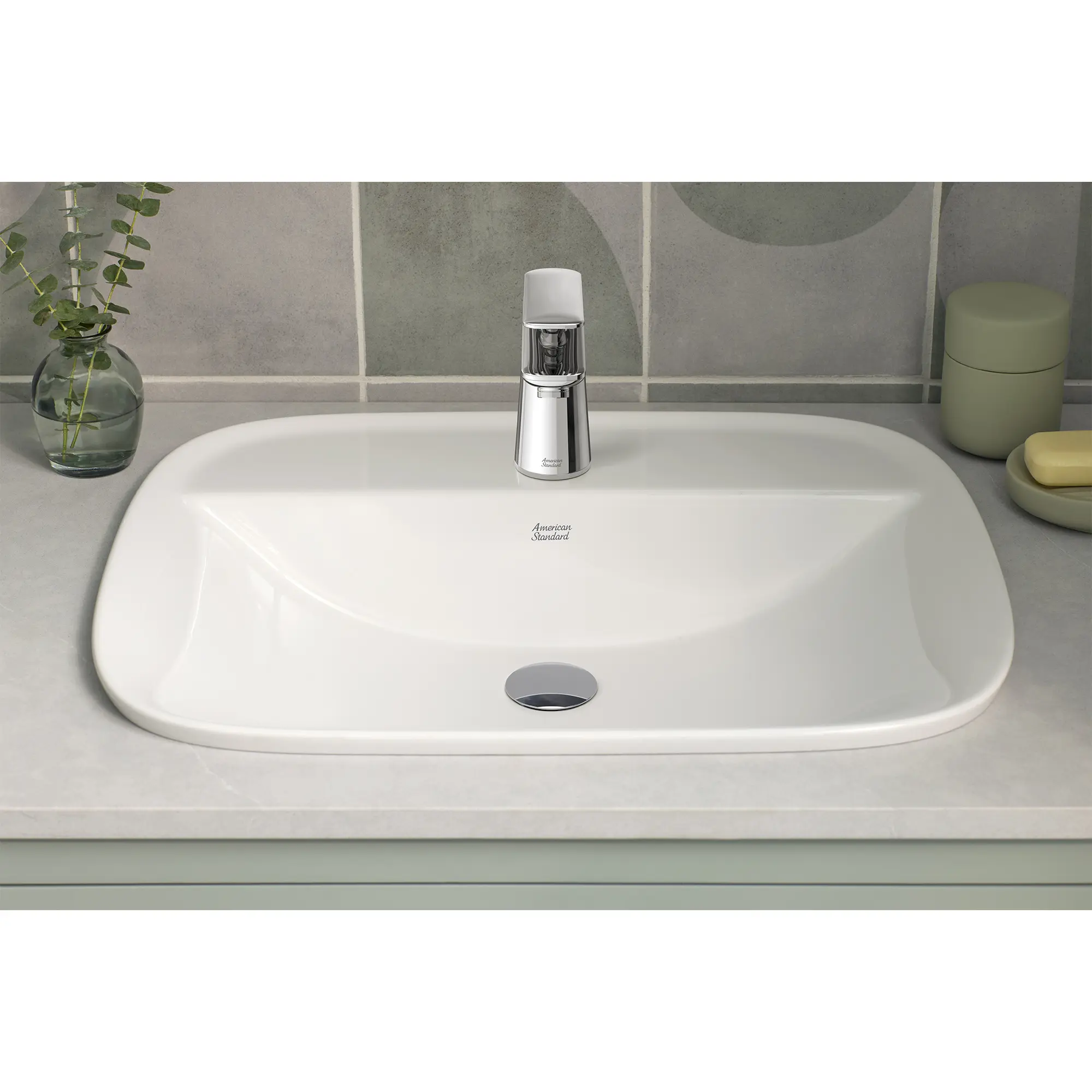 Aspirations Single-Handle Bathroom Faucet 1.2 gpm/4.5 L/min With Lever Handle - Image 6