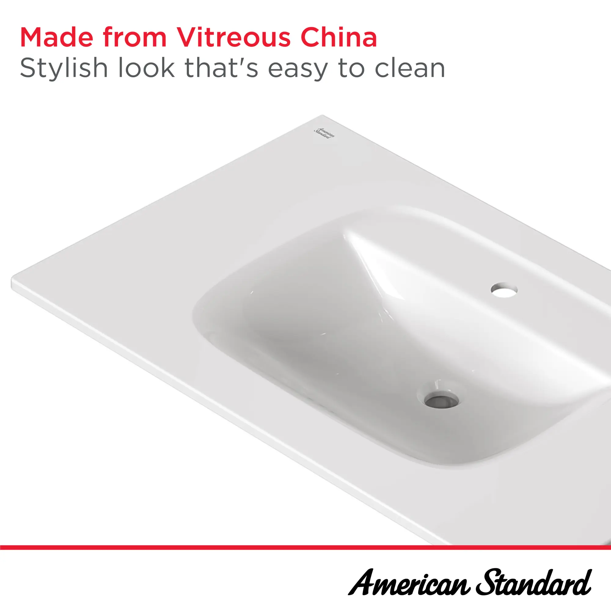 Aspirations Vanity Top Center Hole Only - Image 12