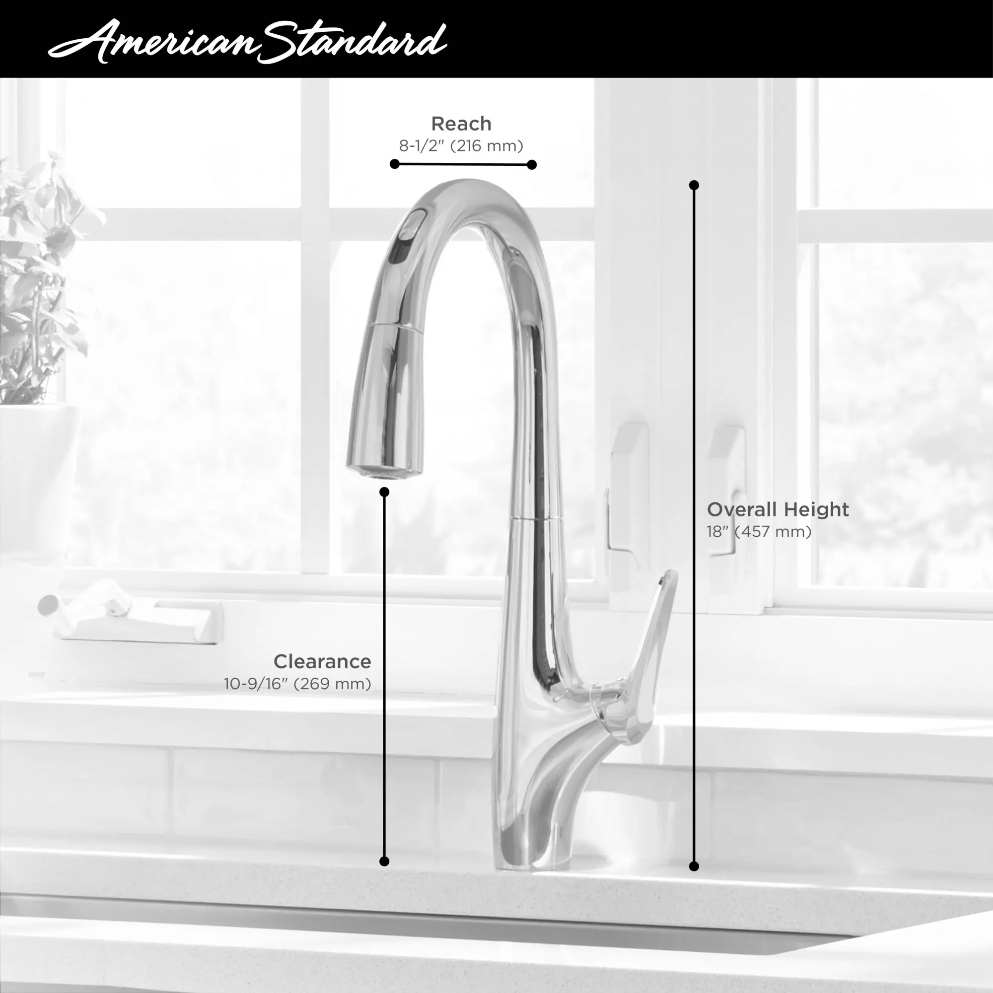 Avery® Touchless Single-Handle Pull-Down Dual Spray Kitchen Faucet 1.5 gpm/5.7 L/min - Image 12