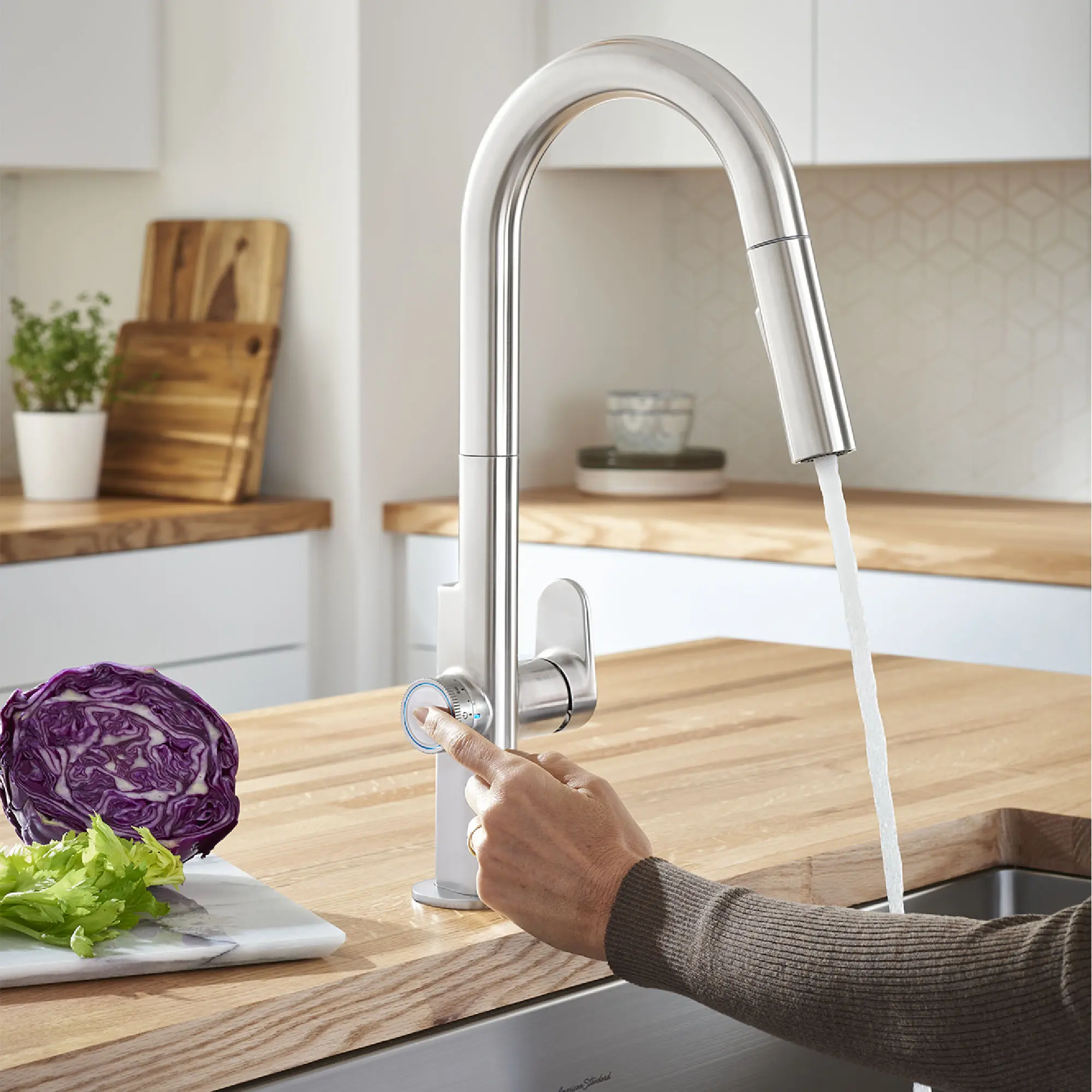 Beale MeasureFill 2-Handle Pull-Down Dual Spray Kitchen Faucet 1.5 gpm/5.7 L/min With MeasureFill Dial - Image 3