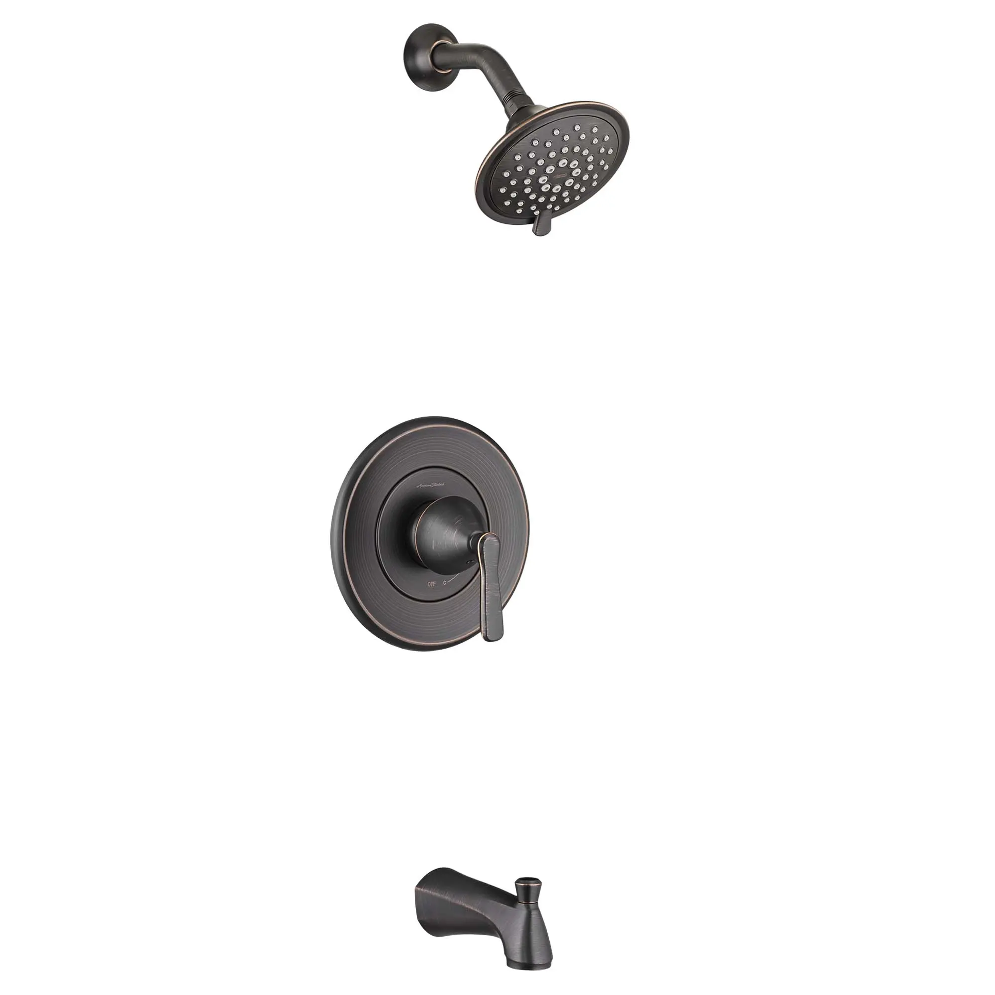 Belford Bathtub & Shower Faucet with 3-Function Shower Head - Image 2