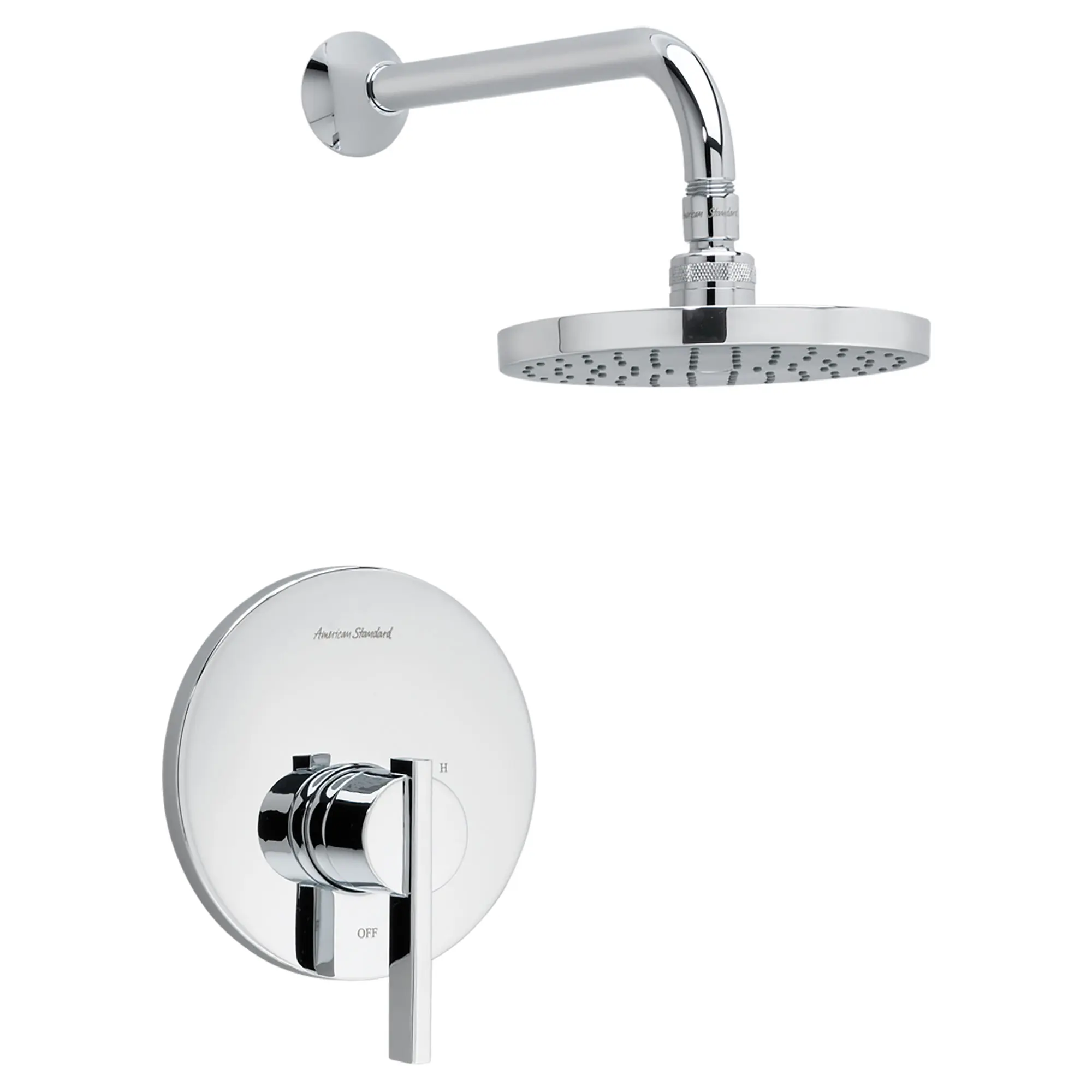 Berwick 2.5 GPM Shower Trim Kit with Rain Showerhead and Lever Handle