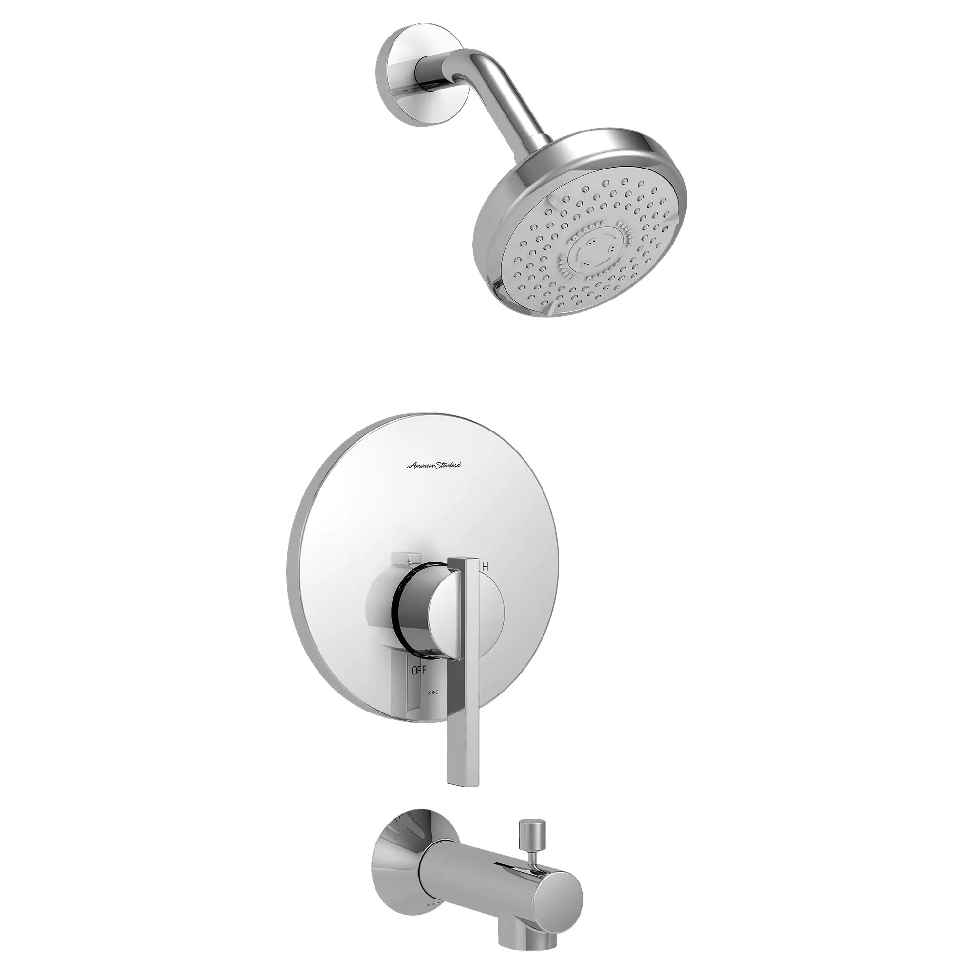 Berwick® 1.75 gpm/6.6 L/min Tub and Shower Trim Kit With 3-Function Showerhead, Double Ceramic Pressure Balance Cartridge and Lever Handle - Image 8