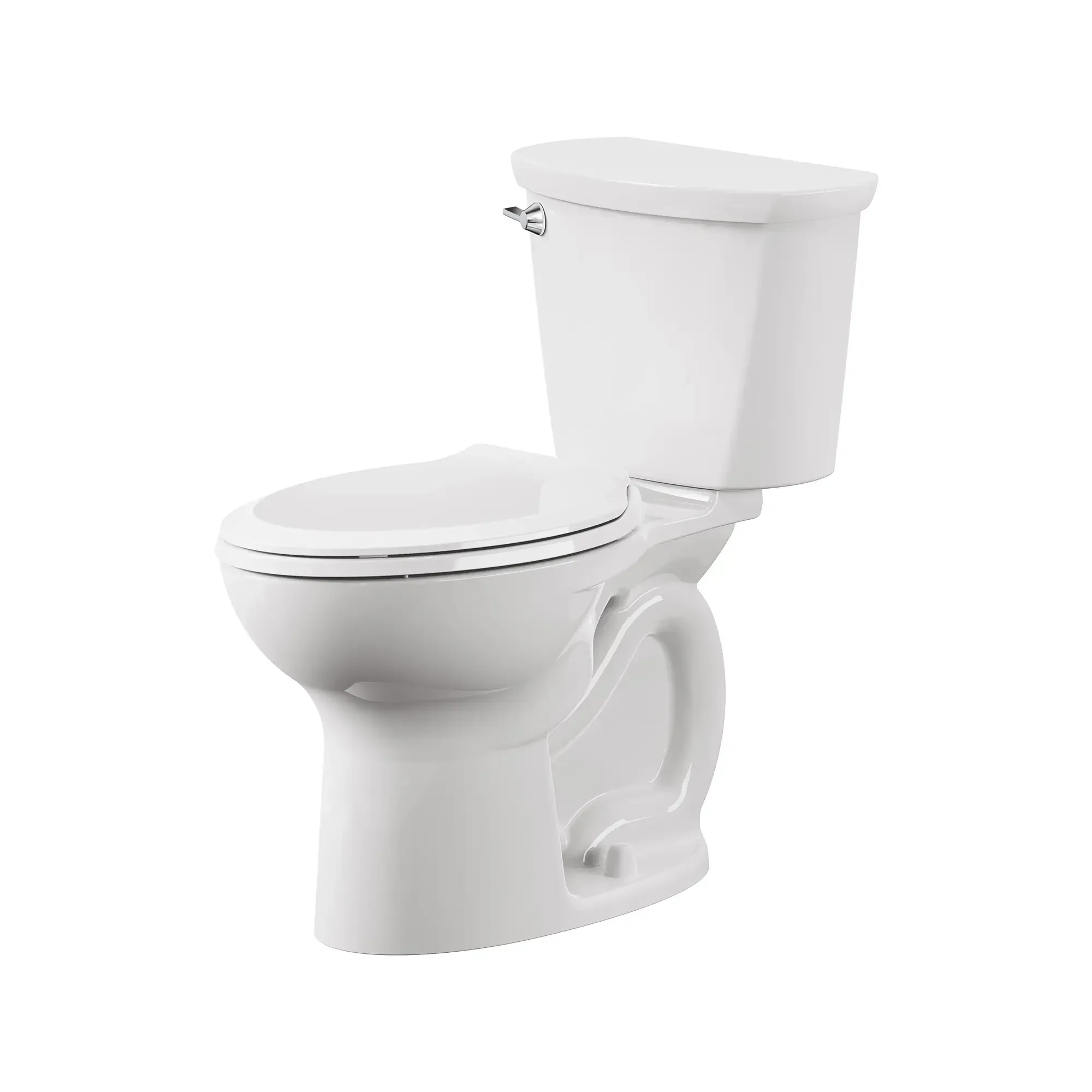 Cadet 12 in. Rough In 2-Piece 1.28 GPF/4.8 LPF Single Flush Chair Height Elongated Antimicrobial Toilet with Slow Close Antimicrobial Seat and Lined Tank - Image 3