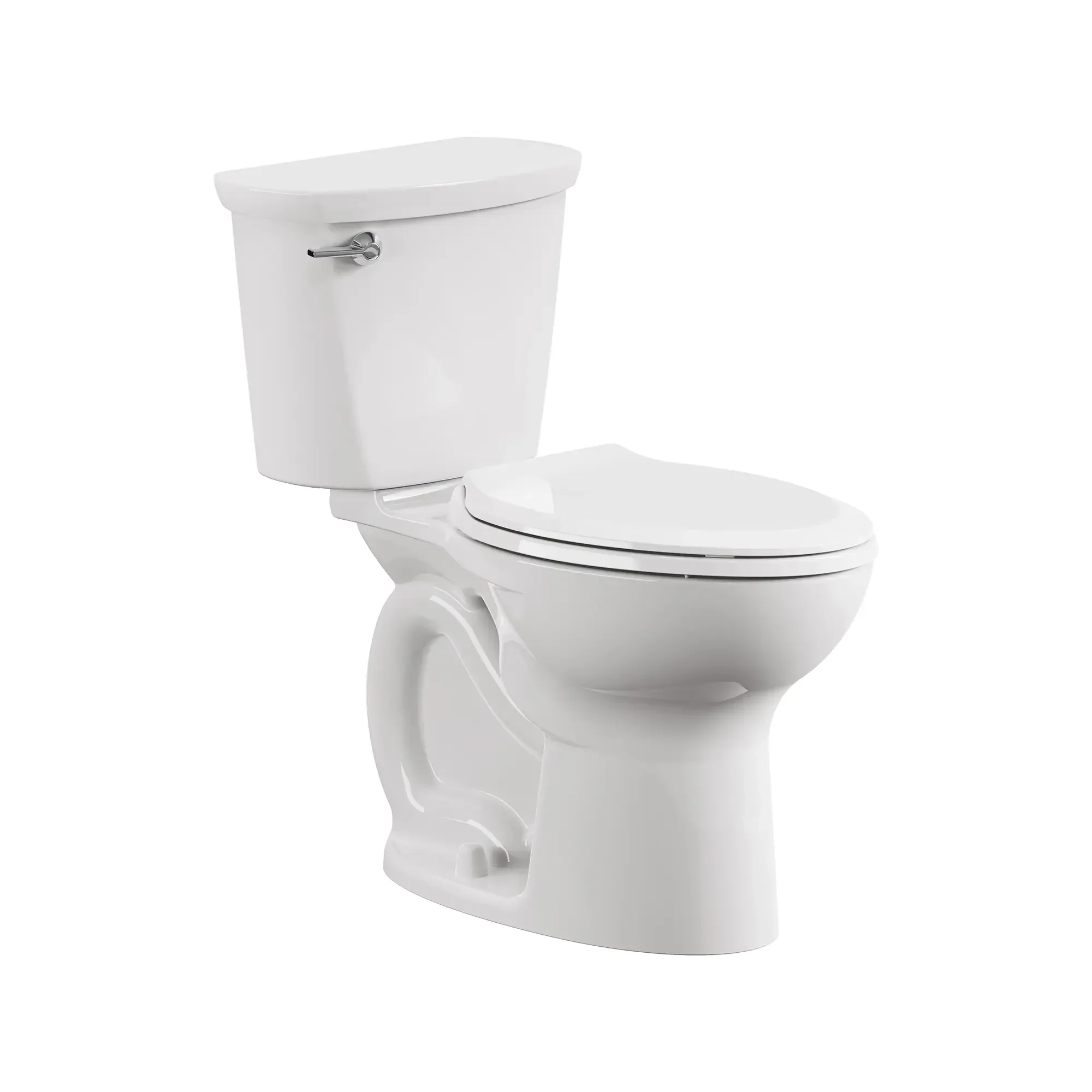 Cadet 12 in. Rough In 2-Piece 1.28 GPF/4.8 LPF Single Flush Chair Height Elongated Antimicrobial Toilet with Slow Close Antimicrobial Seat and Lined Tank - Image 4