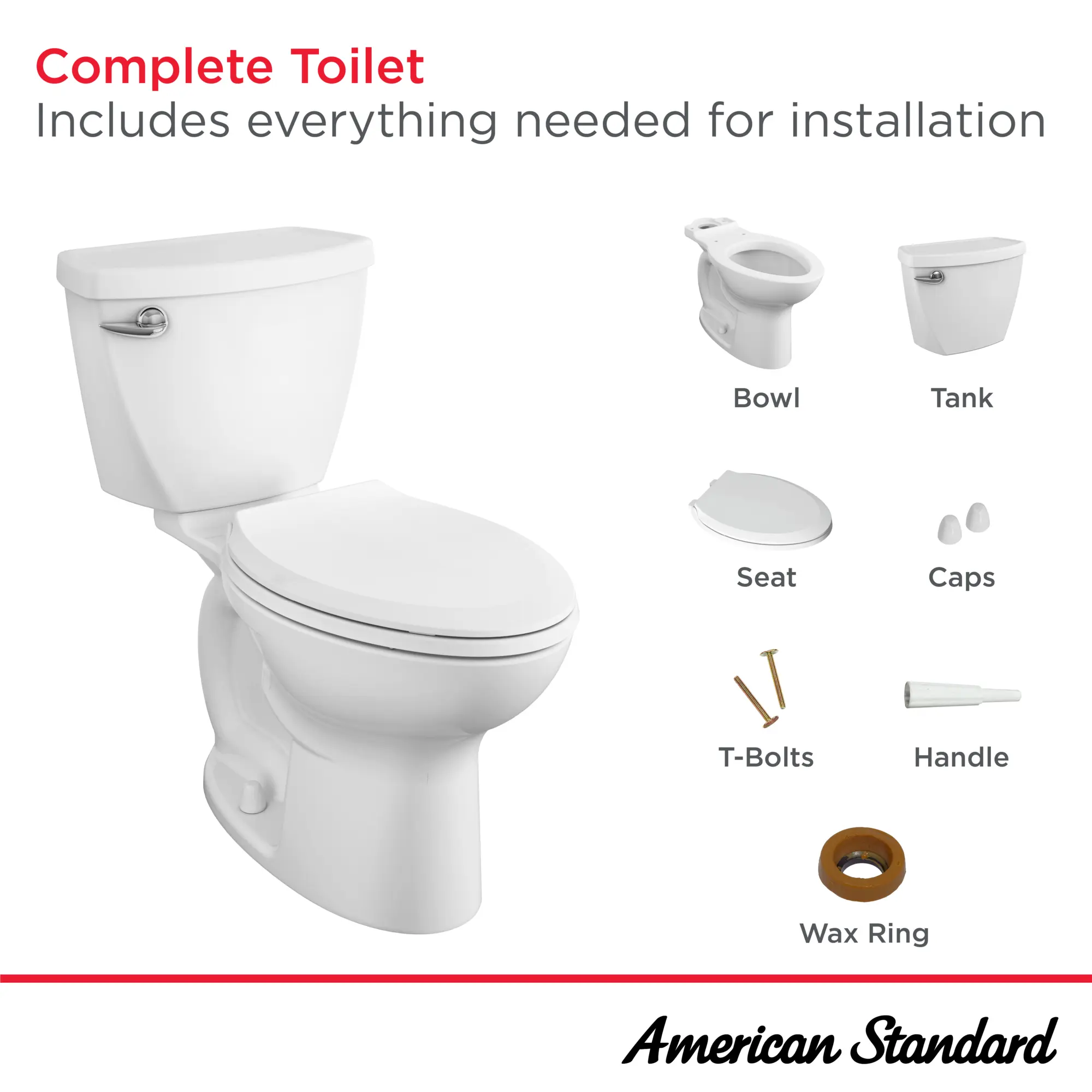 Cadet 3 FloWise 1.28 GPF/4.8 LPF Left Trip Lever Chair Height Elongated-Front Toilet with Slow Close Seat - Image 13