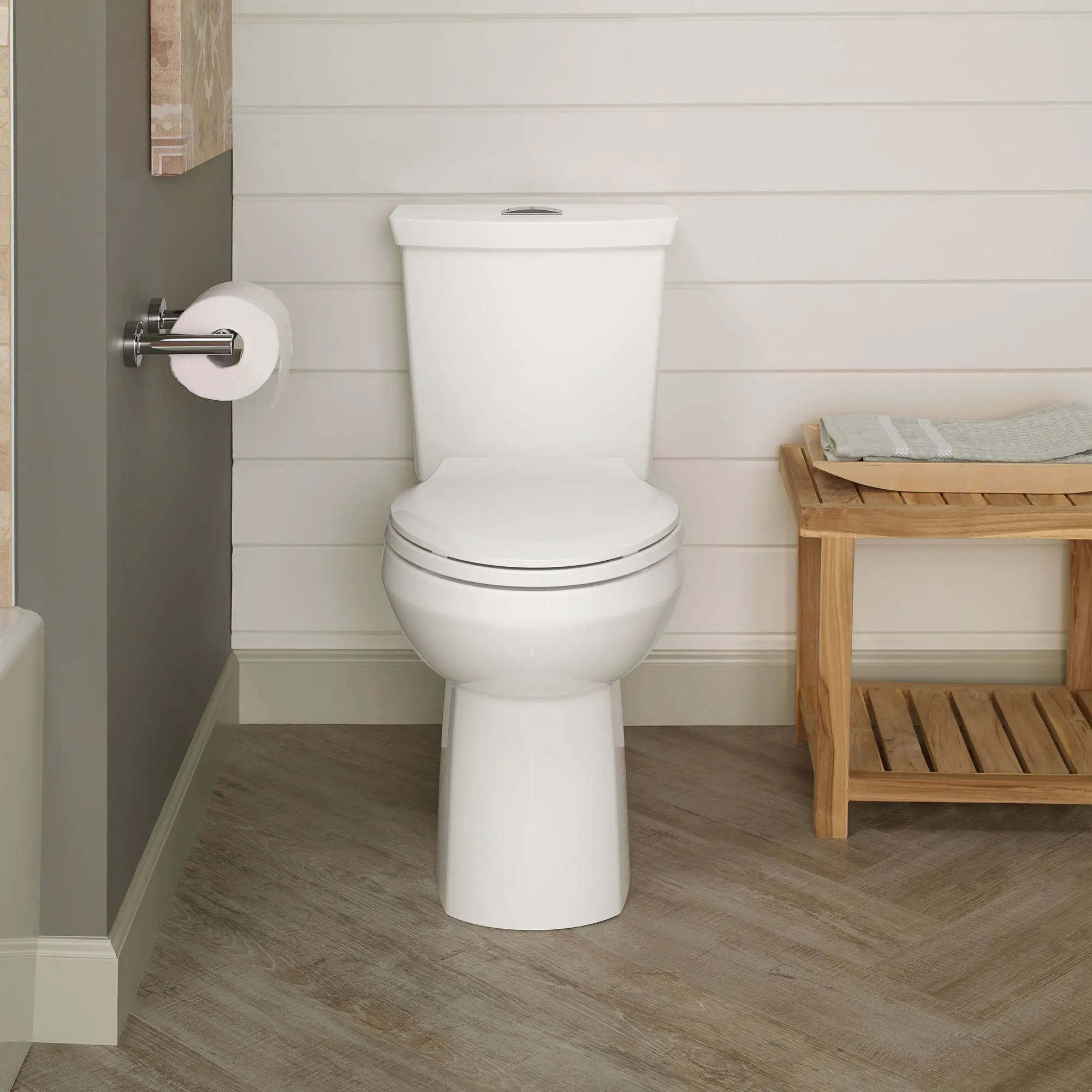 Cadet 3 Siphonic 1.6 GPF/6.0 LPF 1.0 GPF/3.8 LPF Dual Flush Chair Height Elongated-Front Toilet with Slow Close Seat - Image 5