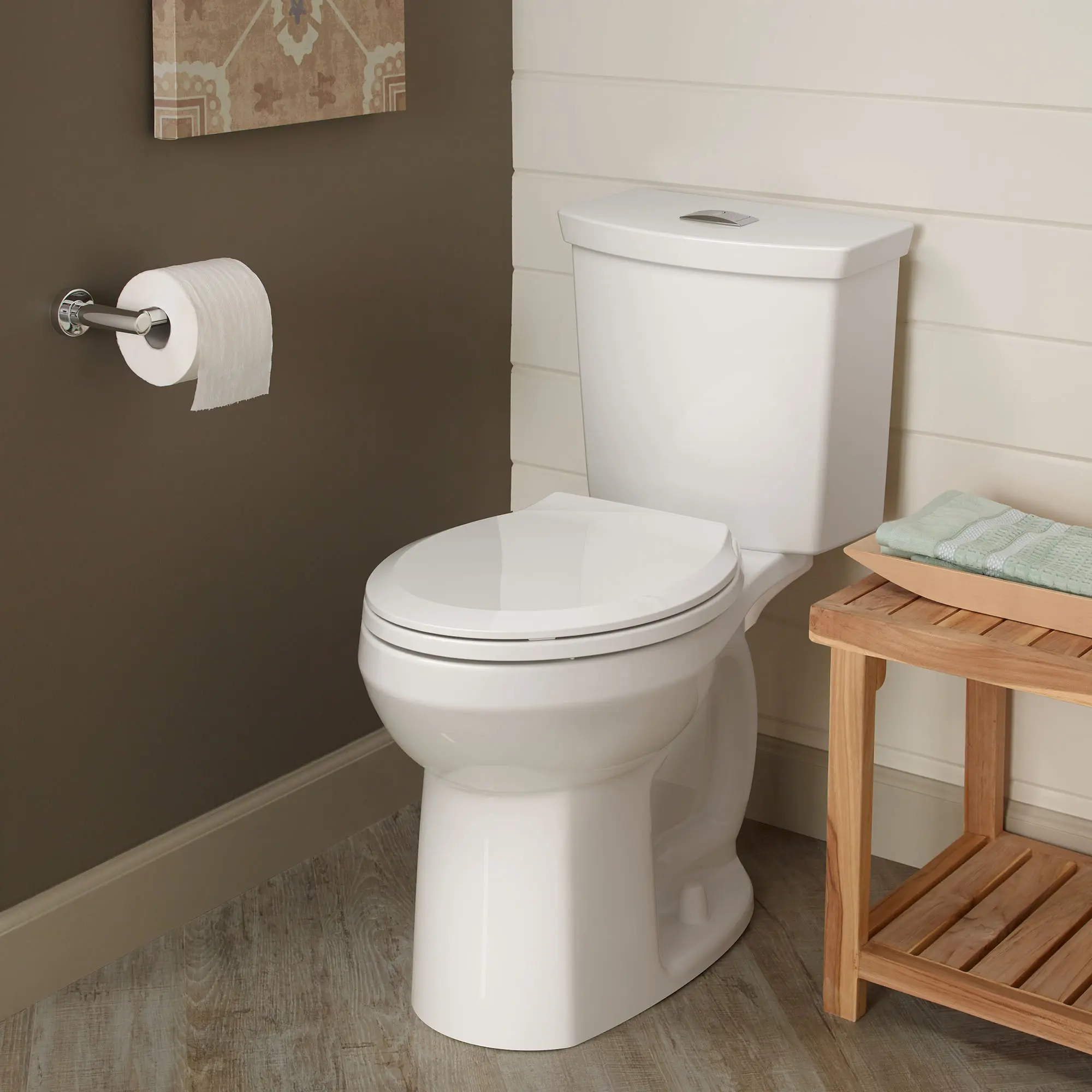 Cadet 3 Siphonic 1.6 GPF/6.0 LPF 1.0 GPF/3.8 LPF Dual Flush Chair Height Elongated-Front Toilet with Slow Close Seat - Image 6