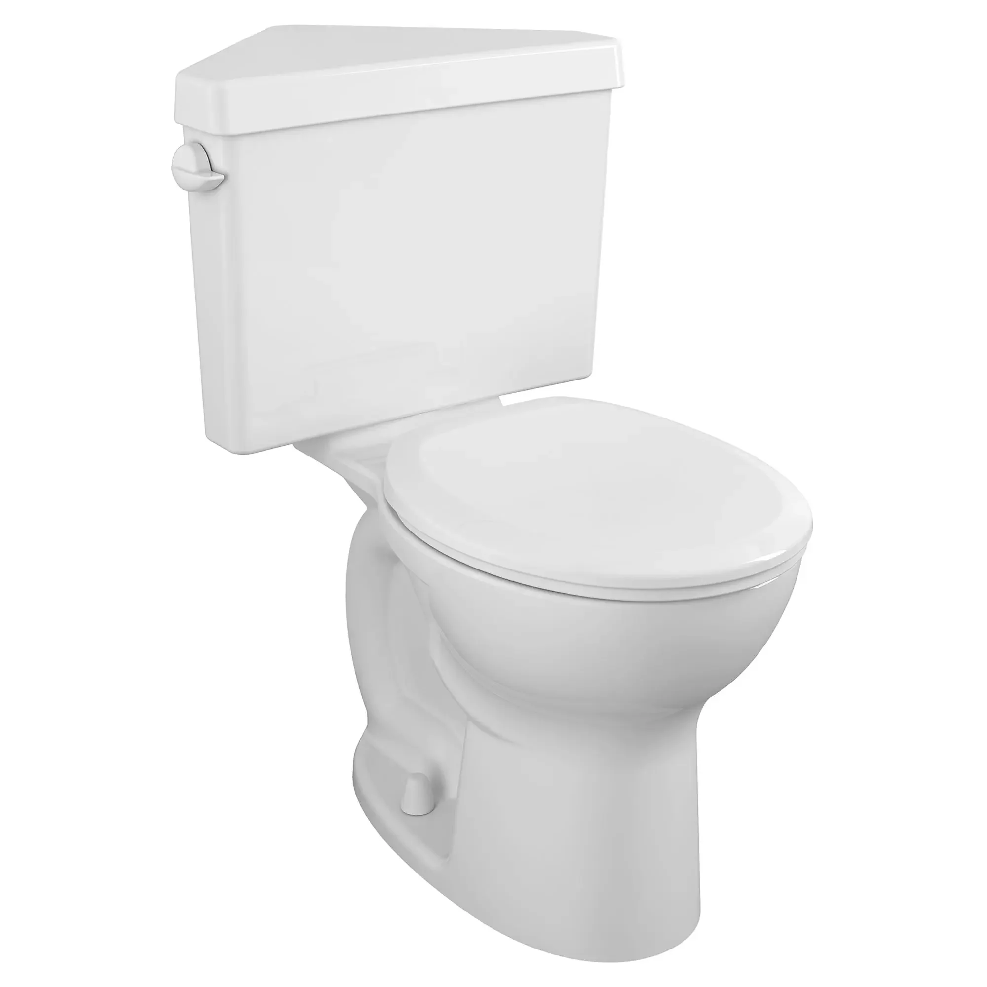 Cadet 3 Triangle 1.6 GPF/6.0 LPF Left Trip Lever Chair Height Round-Front Toilet - Image 13