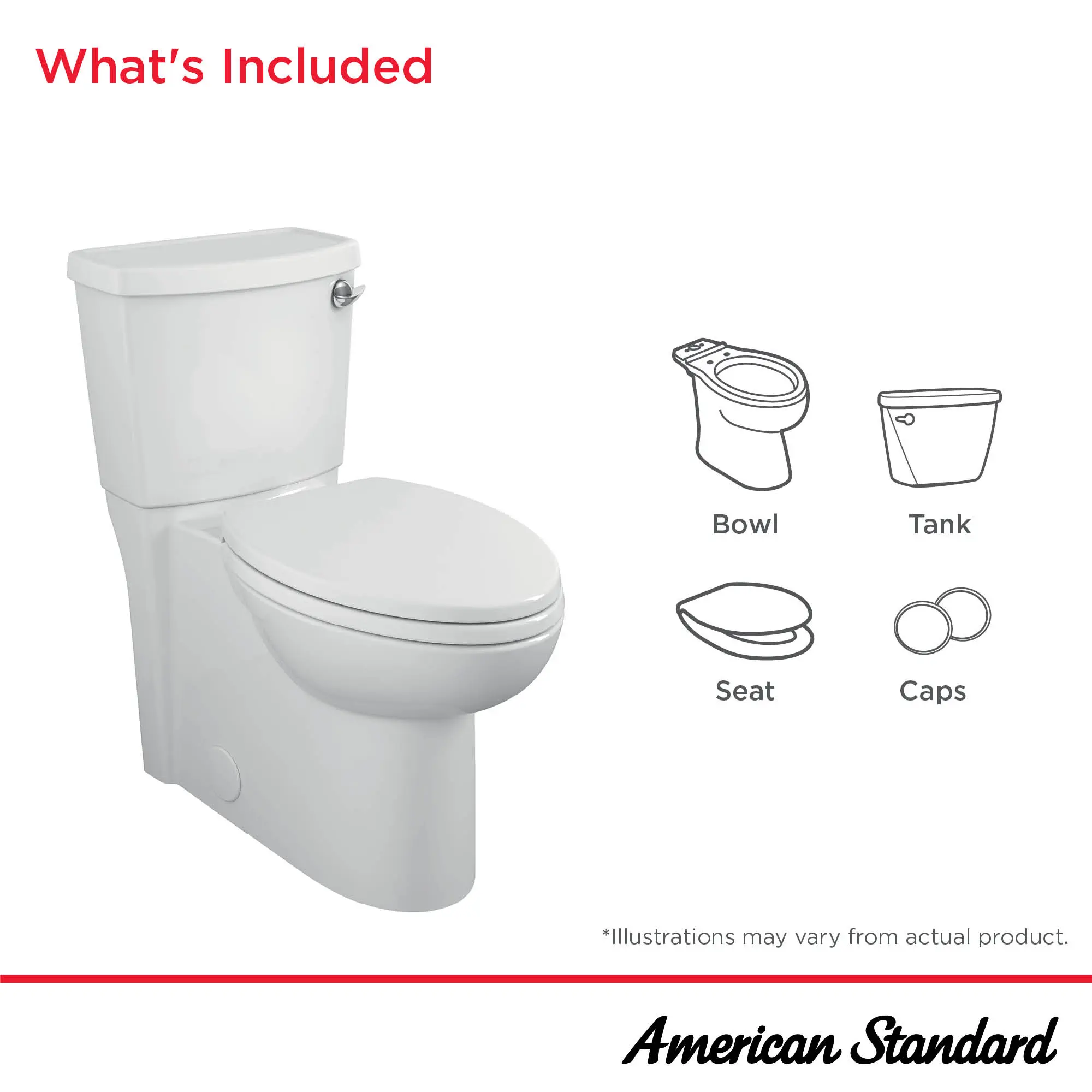 Cadet® 3 FloWise® Skirted Two-Piece 1.28 gpf/4.8 Lpf Chair Height Right-Hand Trip Lever Elongated Toilet With Seat - Image 11