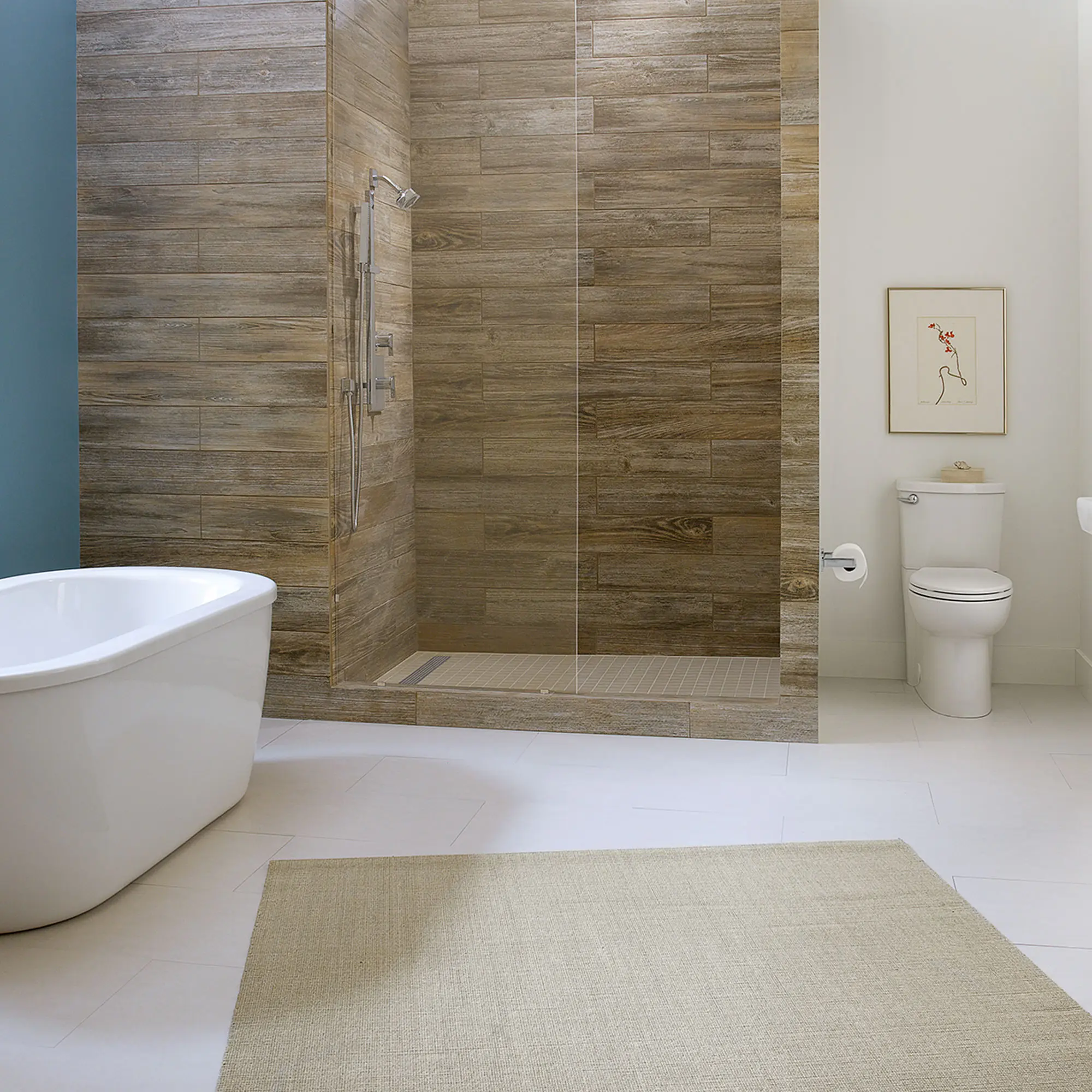 Cadet® 66 x 32-Inch Freestanding Bathtub With Polished Chrome Finish Filler and Drain Kit - Image 11