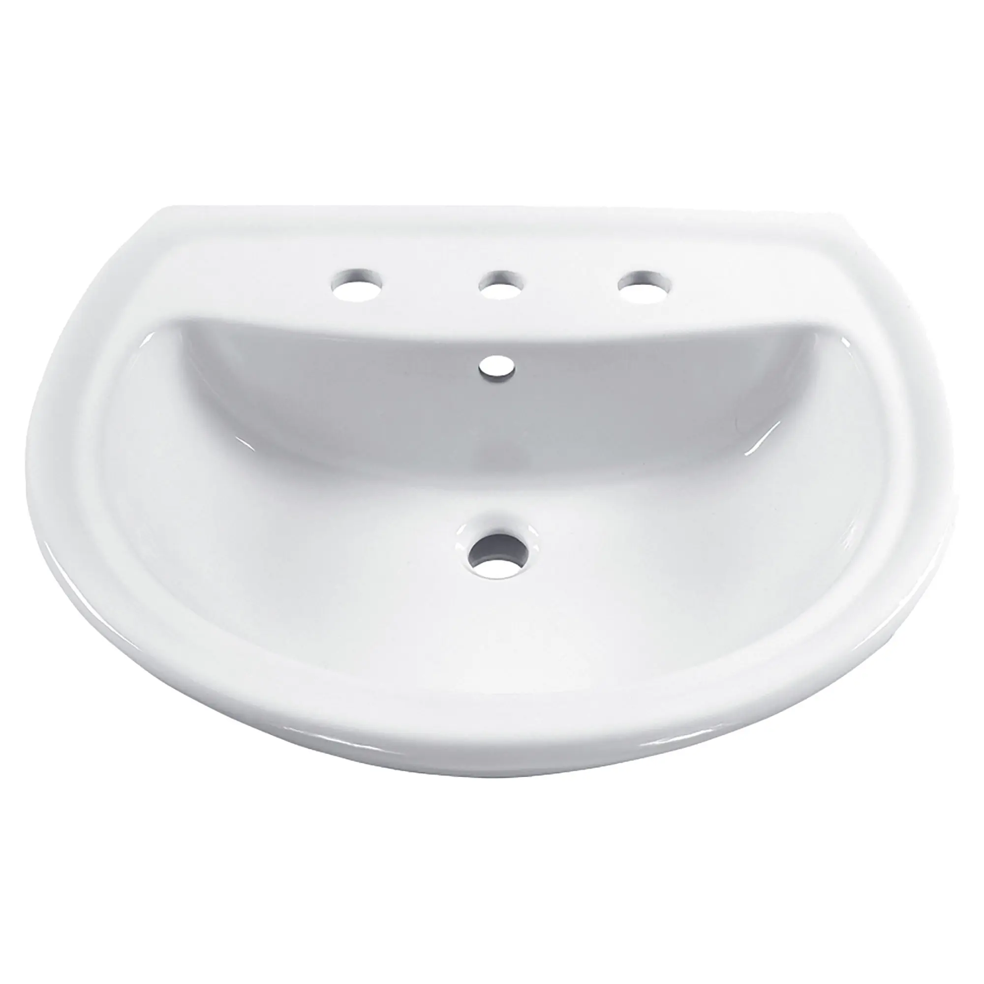 Cadet 8-Inch Widespread Pedestal Sink Top