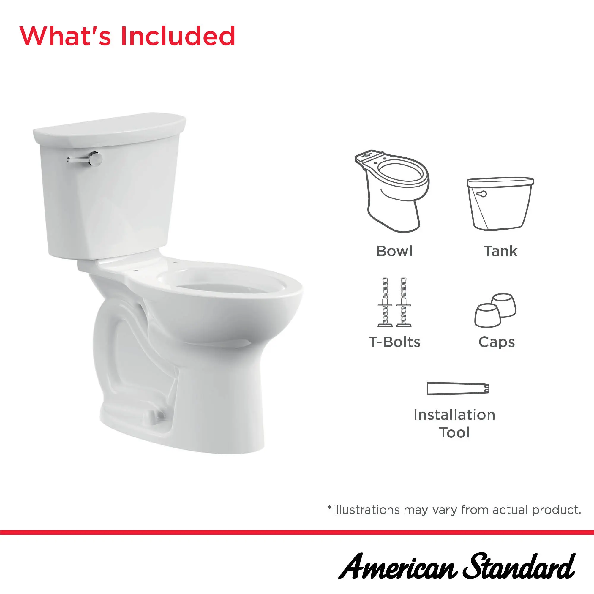 Cadet® PRO Two-Piece 1.28 gpf/4.8 Lpf Compact Chair Height Elongated 14-Inch Rough Toilet Less Seat - Image 12