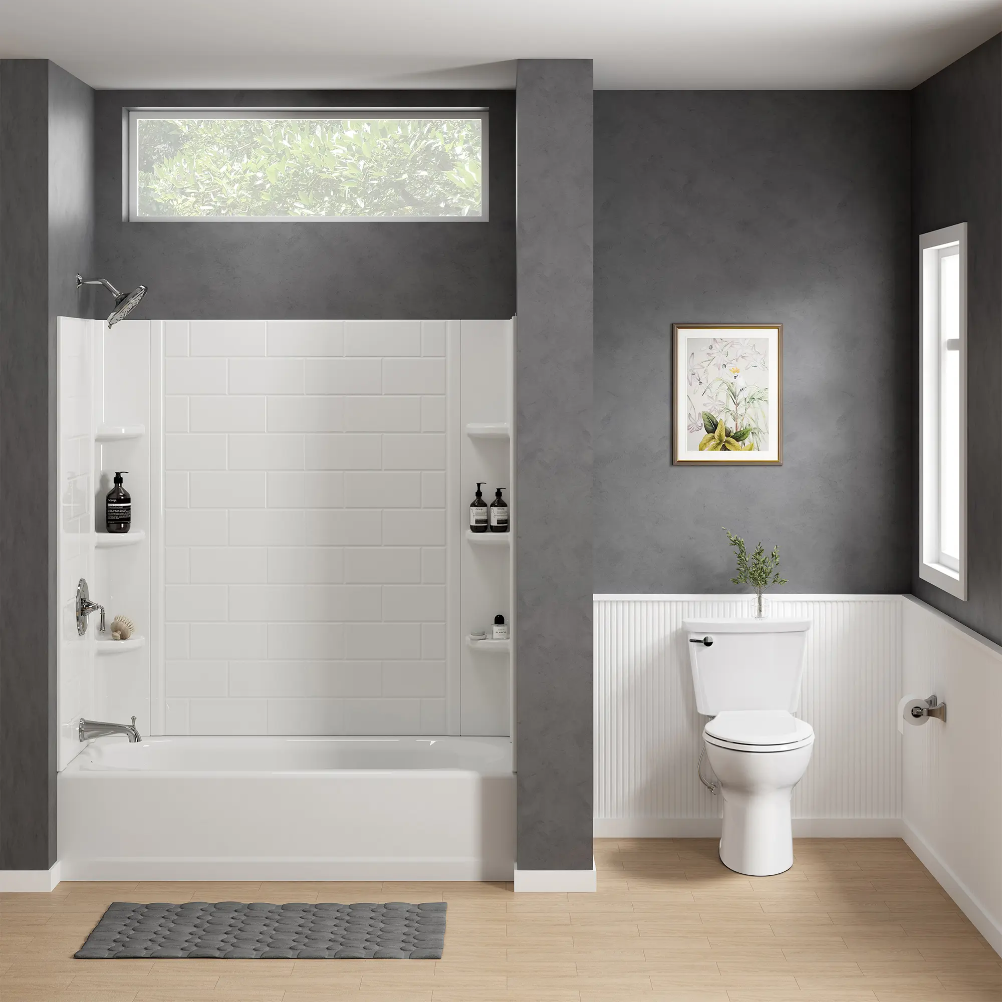 Cadet® PRO Two-Piece 1.28 gpf/4.8 Lpf Chair Height Elongated Toilet With Seat and Wax Ring - Image 7
