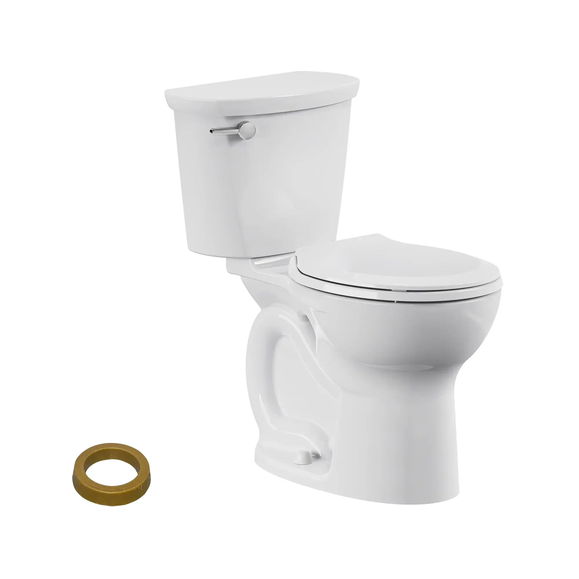 Cadet® PRO Two-Piece 1.28 gpf/4.8 Lpf Chair Height Round Front Toilet With Seat and Wax Ring - Image 5