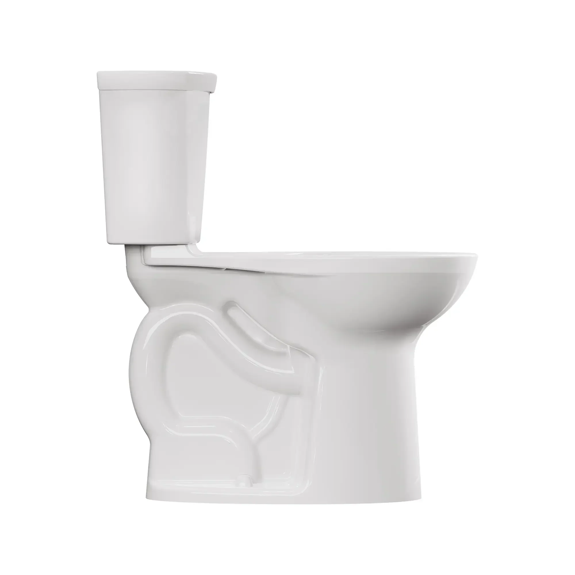 Cadet® PRO Two-Piece 1.28 gpf/4.8 Lpf Extra Tall Height Elongated Right-Hand Trip Lever Toilet Less Seat - Image 2
