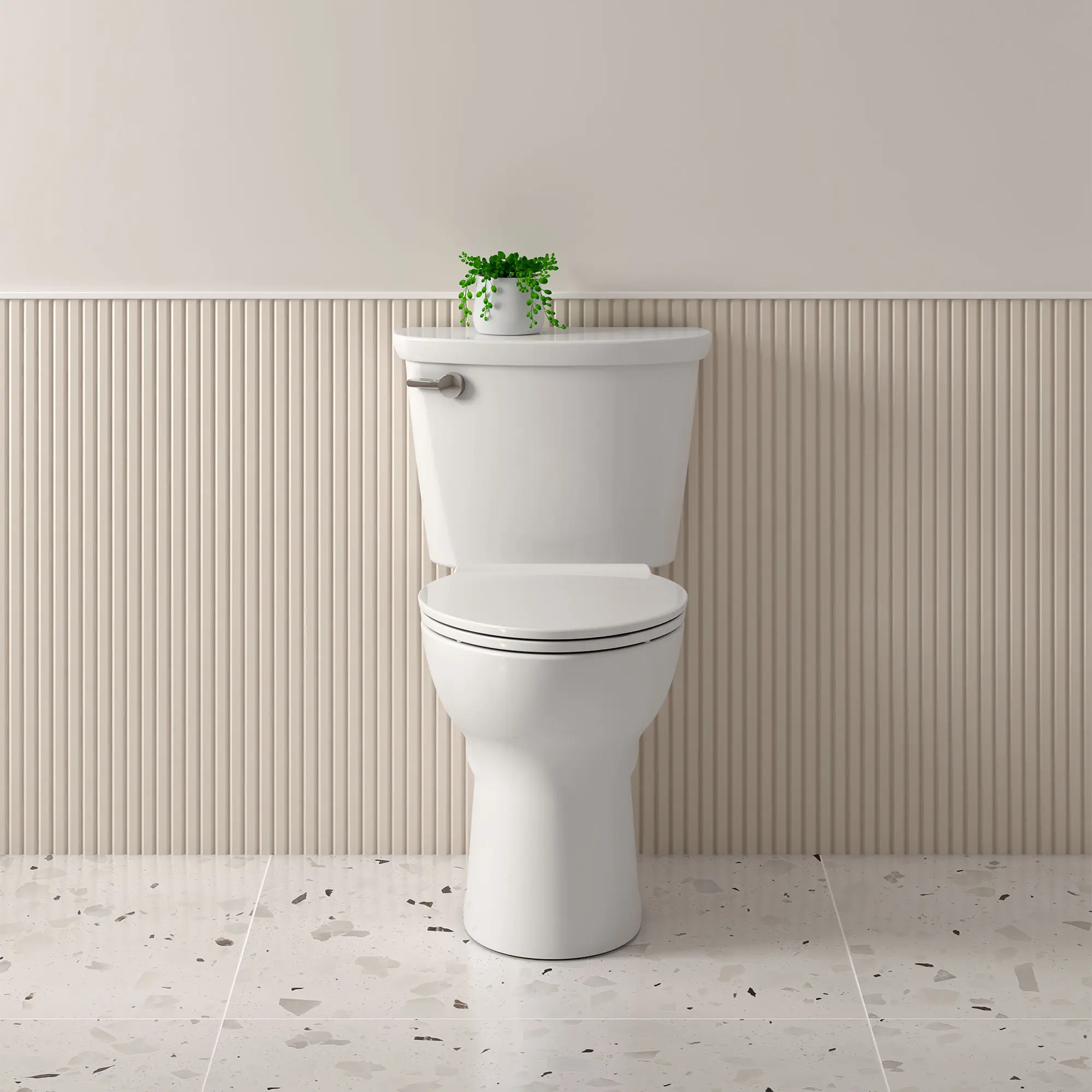 Cadet® PRO Two-Piece 1.6 gpf/6.0 Lpf Compact Chair Height Elongated Toilet Less Seat - Image 22