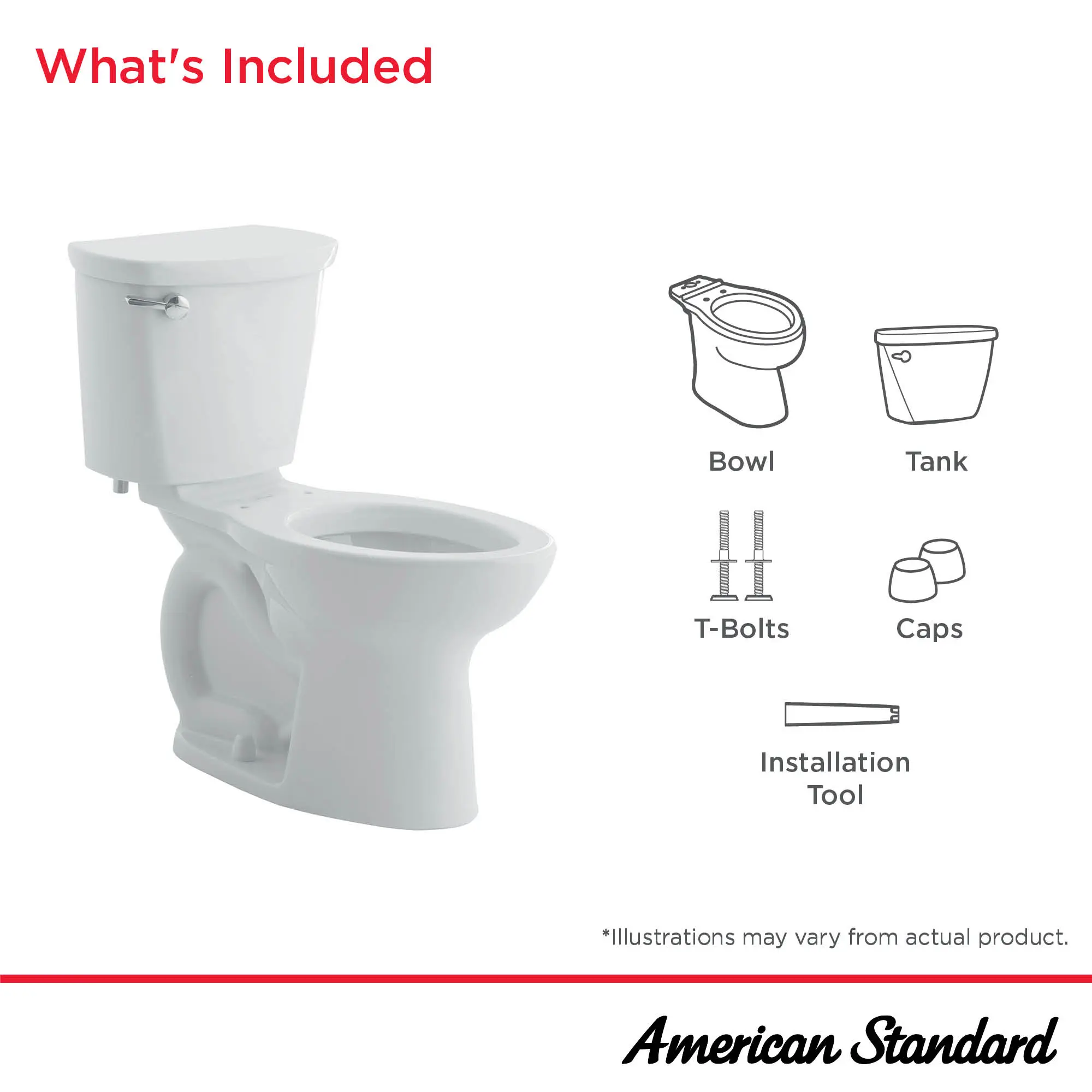 Cadet® PRO Two-Piece 1.6 gpf/6.0 Lpf Standard Height Elongated 10-Inch Rough Toilet Less Seat - Image 10