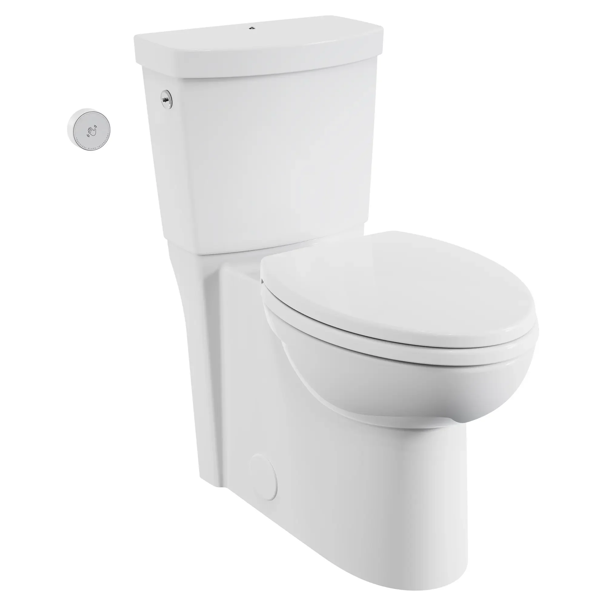 Cadet® Touchless Chair Height Elongated Skirted Toilet with Seat and Locking Device - Image 2