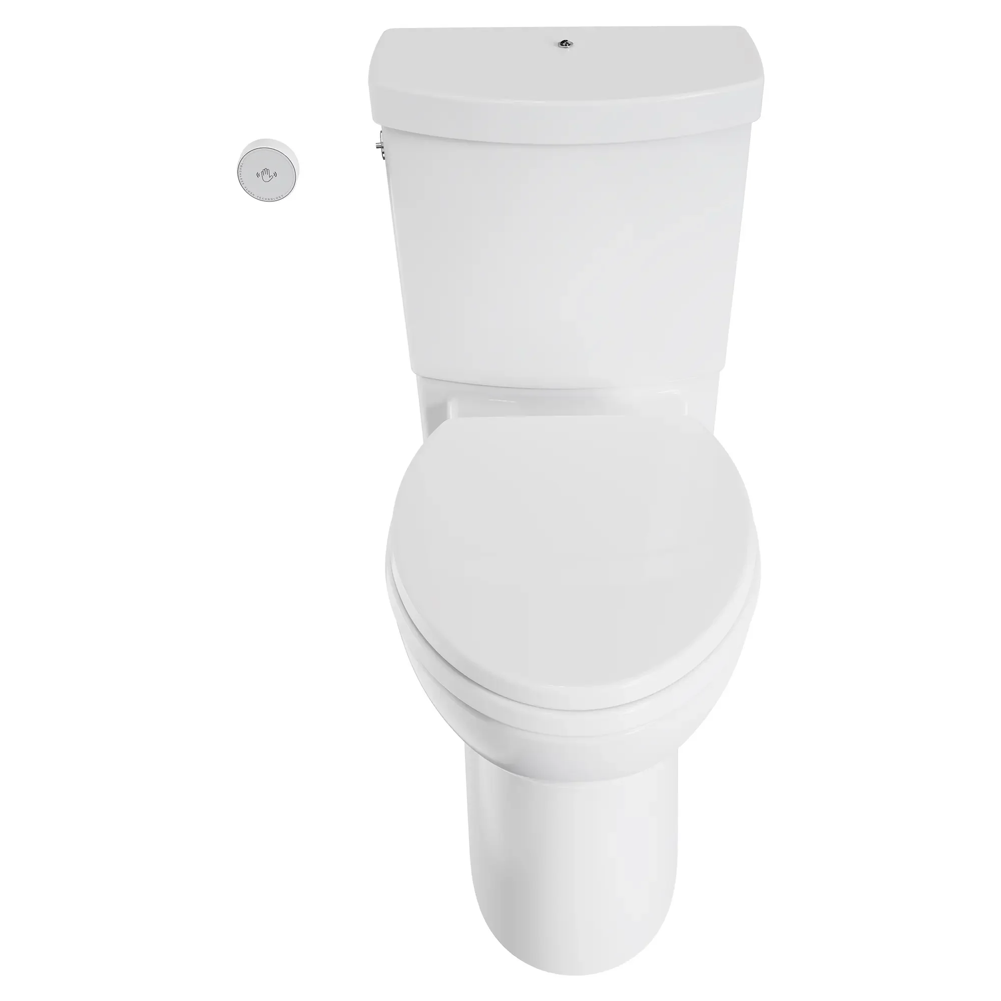 Cadet® Touchless Chair Height Elongated Skirted Toilet with Seat and Locking Device - Image 5