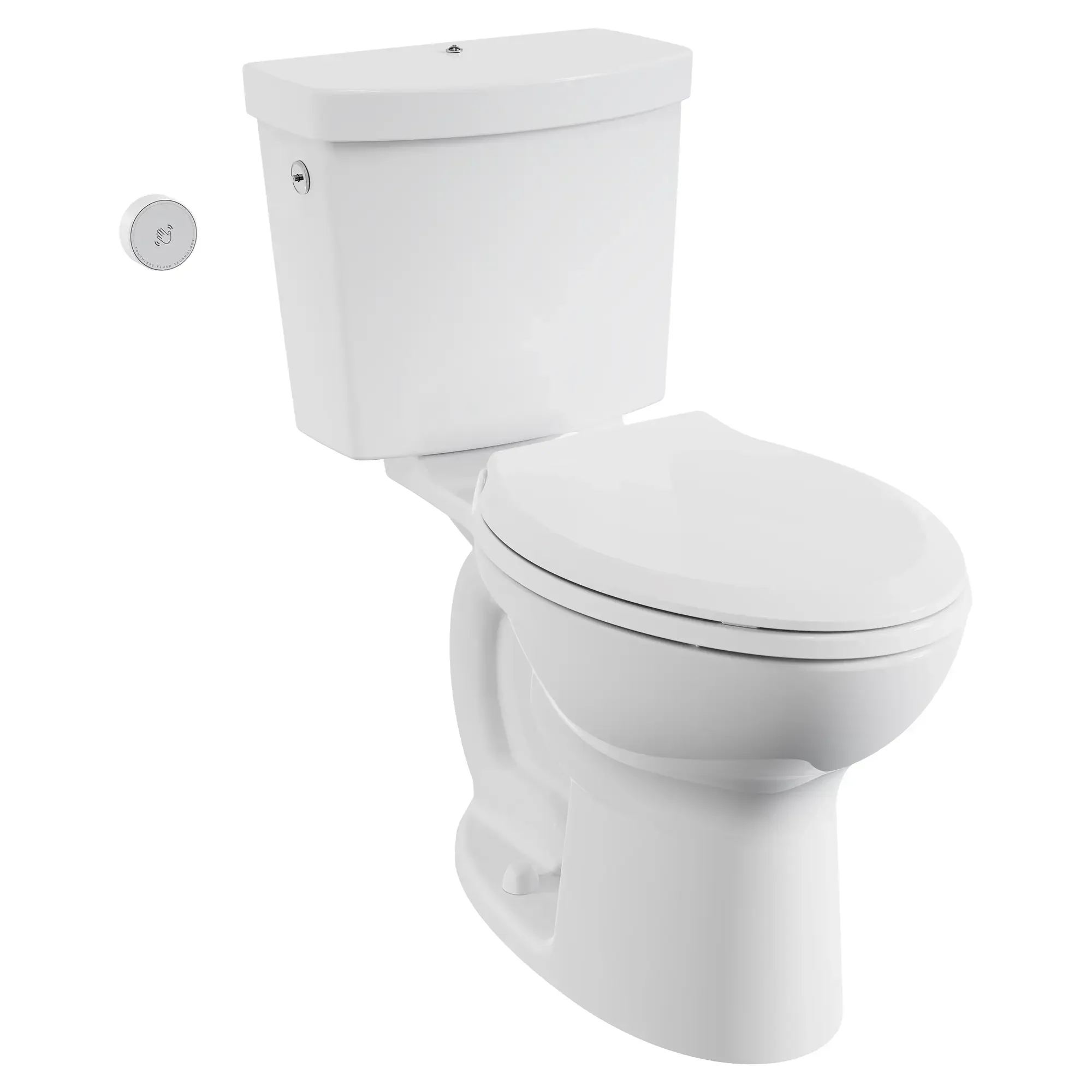 Cadet® Touchless Chair Height Elongated Toilet with Locking Device - Less Seat - Image 19