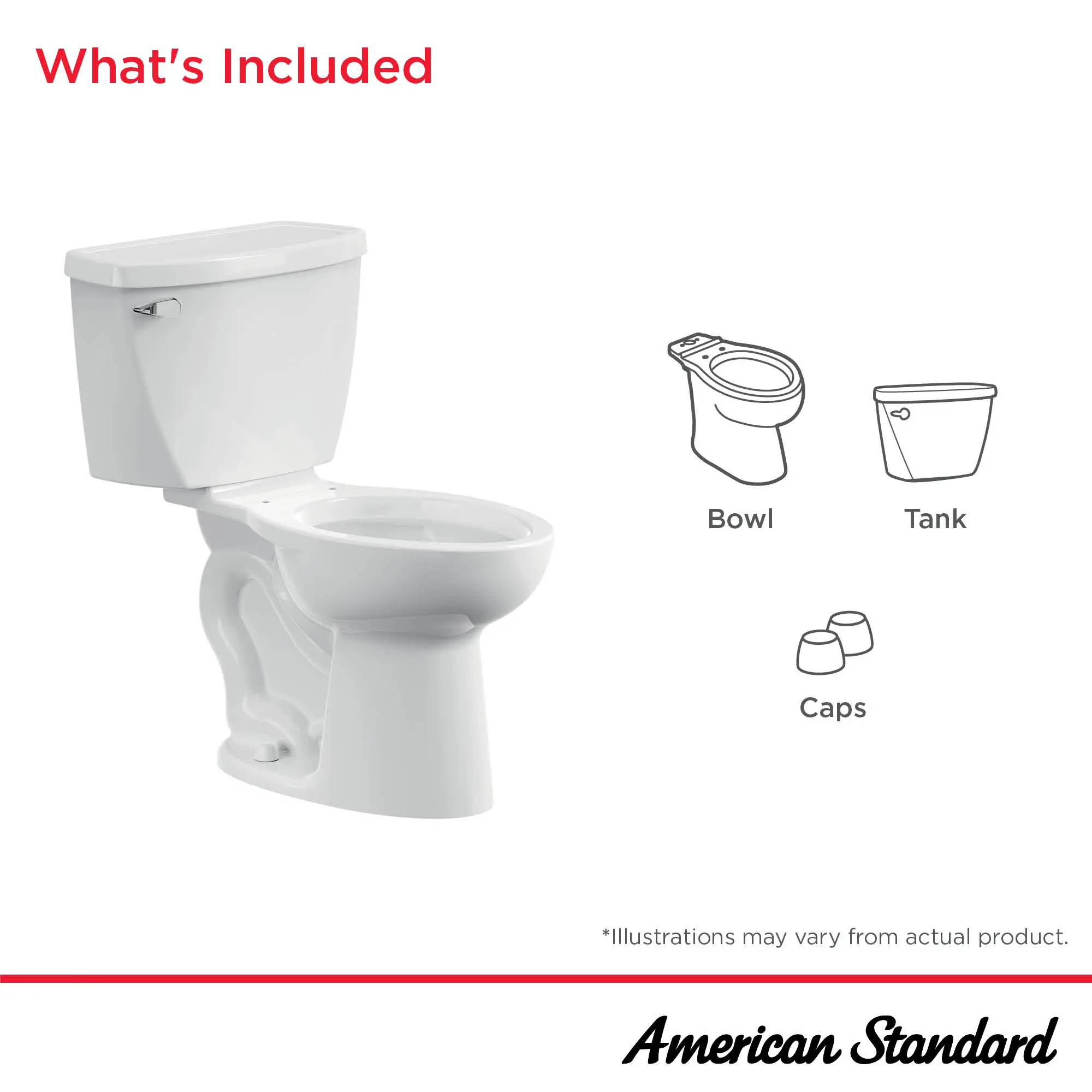 Cadet® Two-Piece Pressure Assist 1.6 gpf/6.0 Lpf Chair Height Elongated EverClean® Toilet - Image 19
