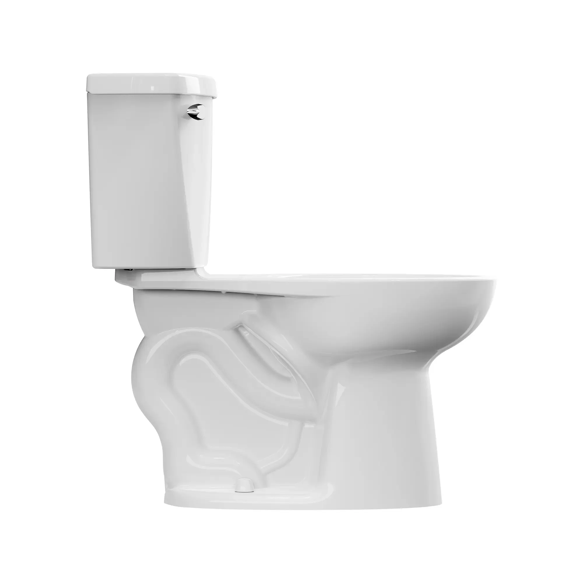 Cadet® Two-Piece Pressure Assist 1.6 gpf/6.0 Lpf Chair Height Elongated EverClean® Toilet - Image 5