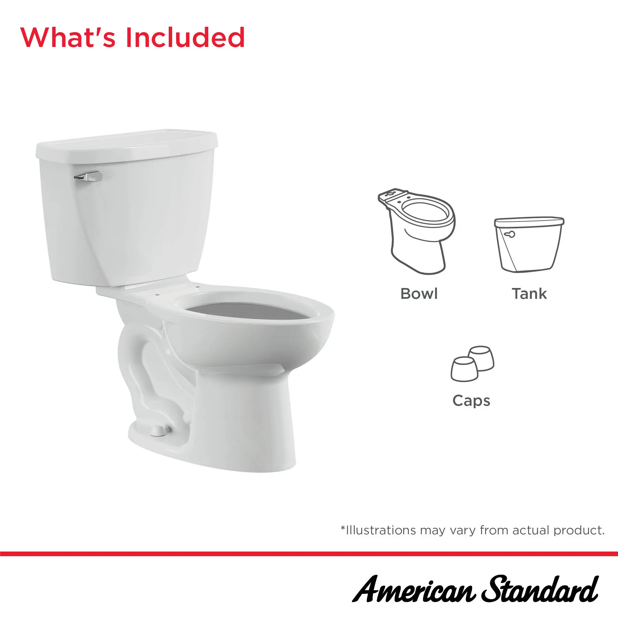 Cadet® Two-Piece Pressure Assist 1.6 gpf/6.0 Lpf Elongated EverClean® Toilet - Image 13