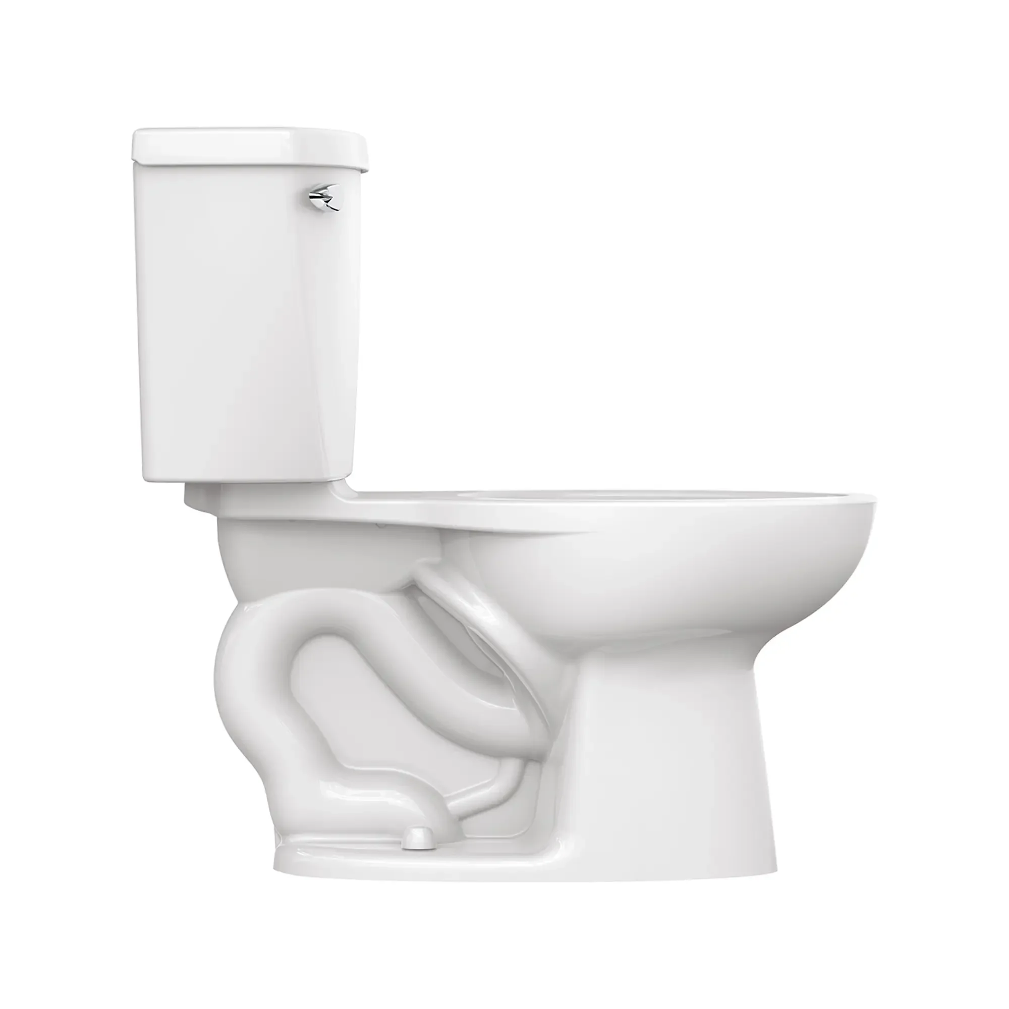 Cadet® Two-Piece Pressure Assist 1.6 gpf/6.0 Lpf Elongated EverClean® Toilet - Image 6