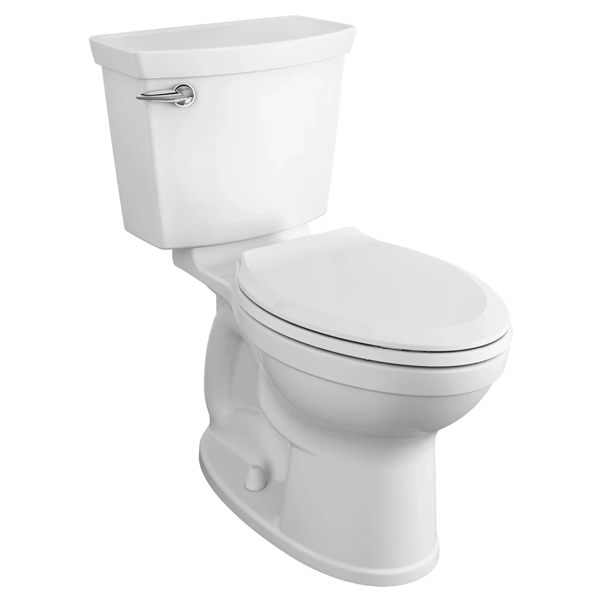 Champion 4 1.28 GPF Left Trip Lever 16-1/2-in. Elongated-Front Toilet with Supply Line - Image 3