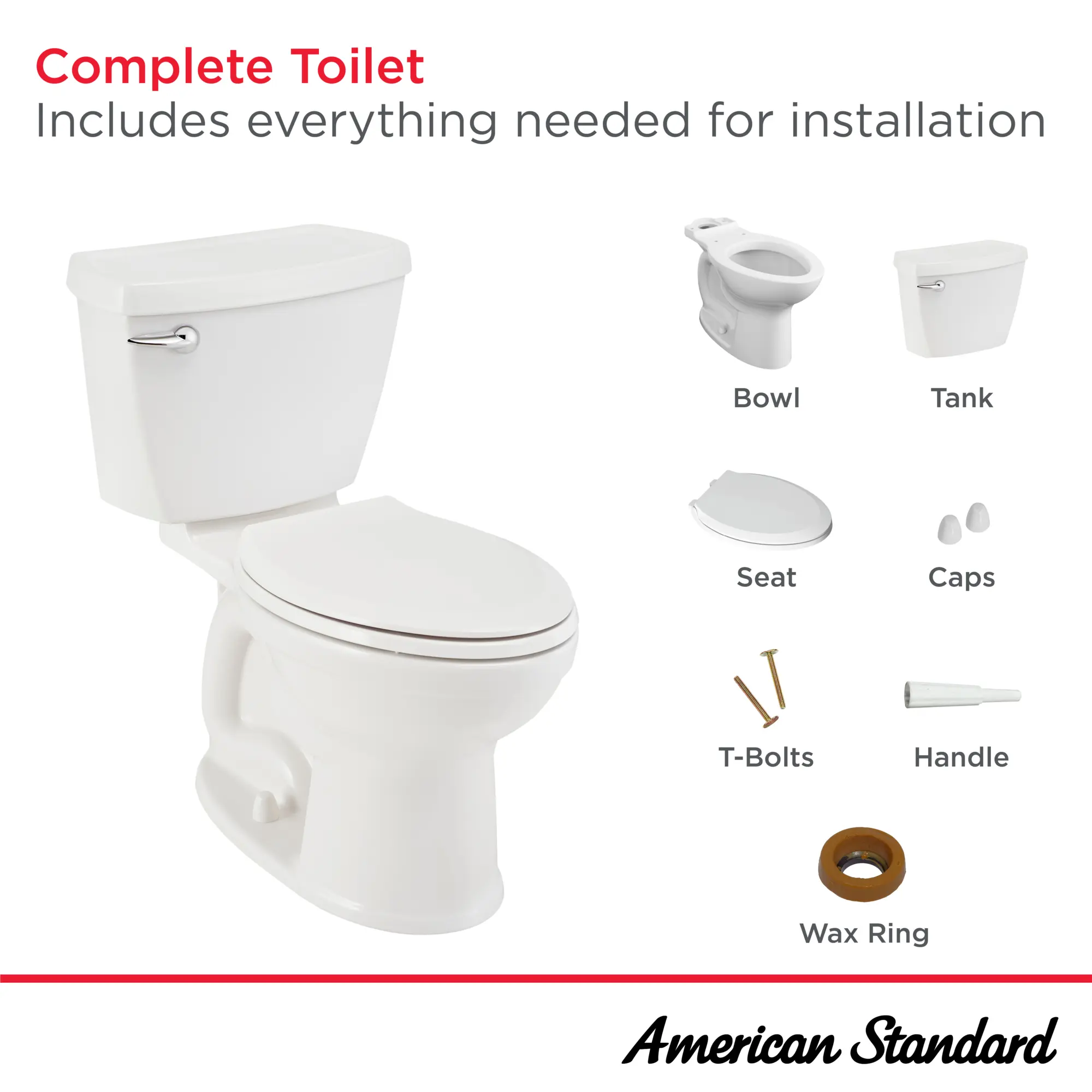 Champion 4 Two-Piece 1.28 gpf/4.8 Lpf Chair Height Elongated Toilet with Seat - Image 22