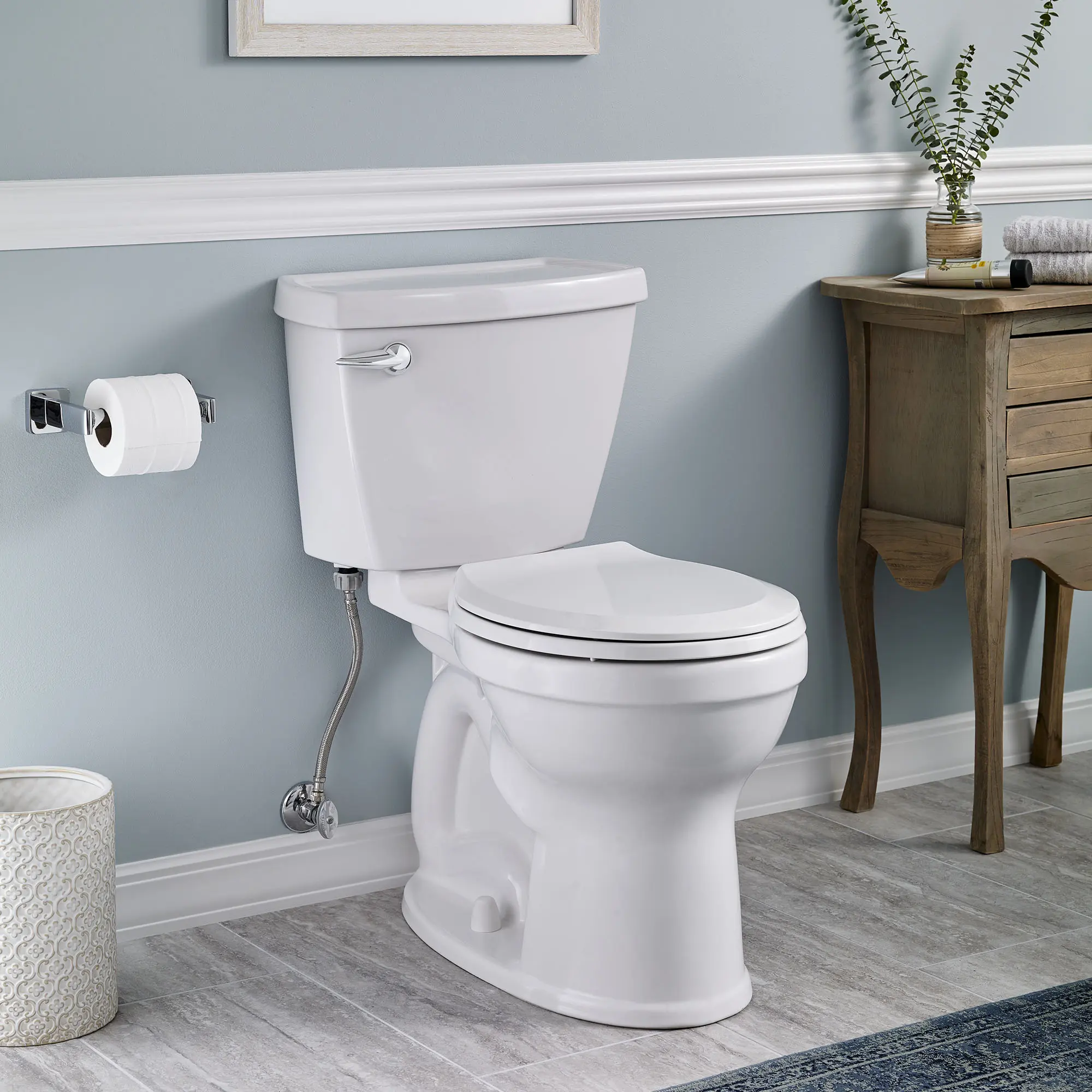 Champion 4 Two-Piece 1.28 gpf/4.8 Lpf Chair Height Round Front Toilet with Seat - Image 18