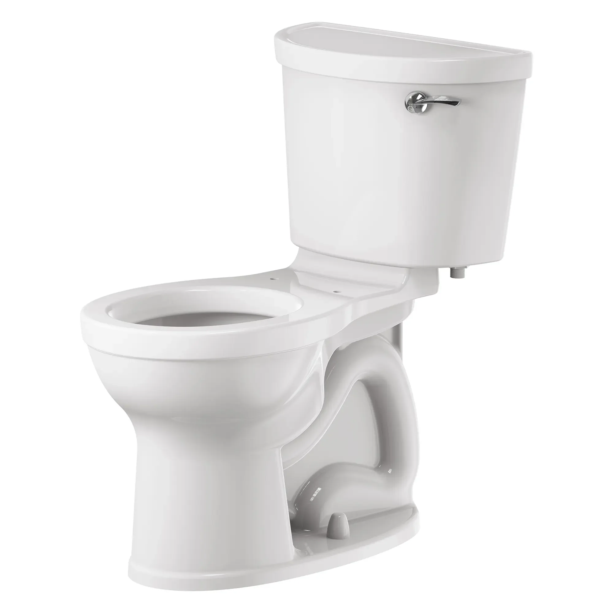 Champion® PRO Two-Piece 1.28 gpf/4.8 Lpf Chair Height Round Front Right-Hand Trip Lever Toilet Less Seat - Image 2