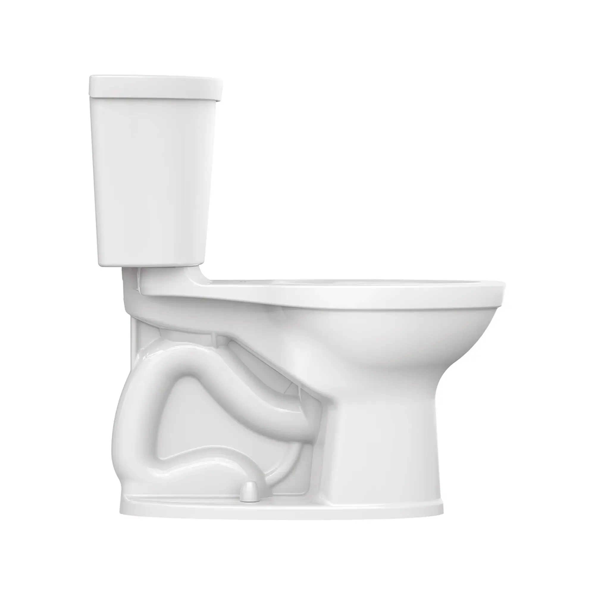 Champion® PRO Two-Piece 1.6 gpf/6.0 Lpf Chair Height Elongated Right-Hand Trip Lever Toilet Less Seat - Image 4