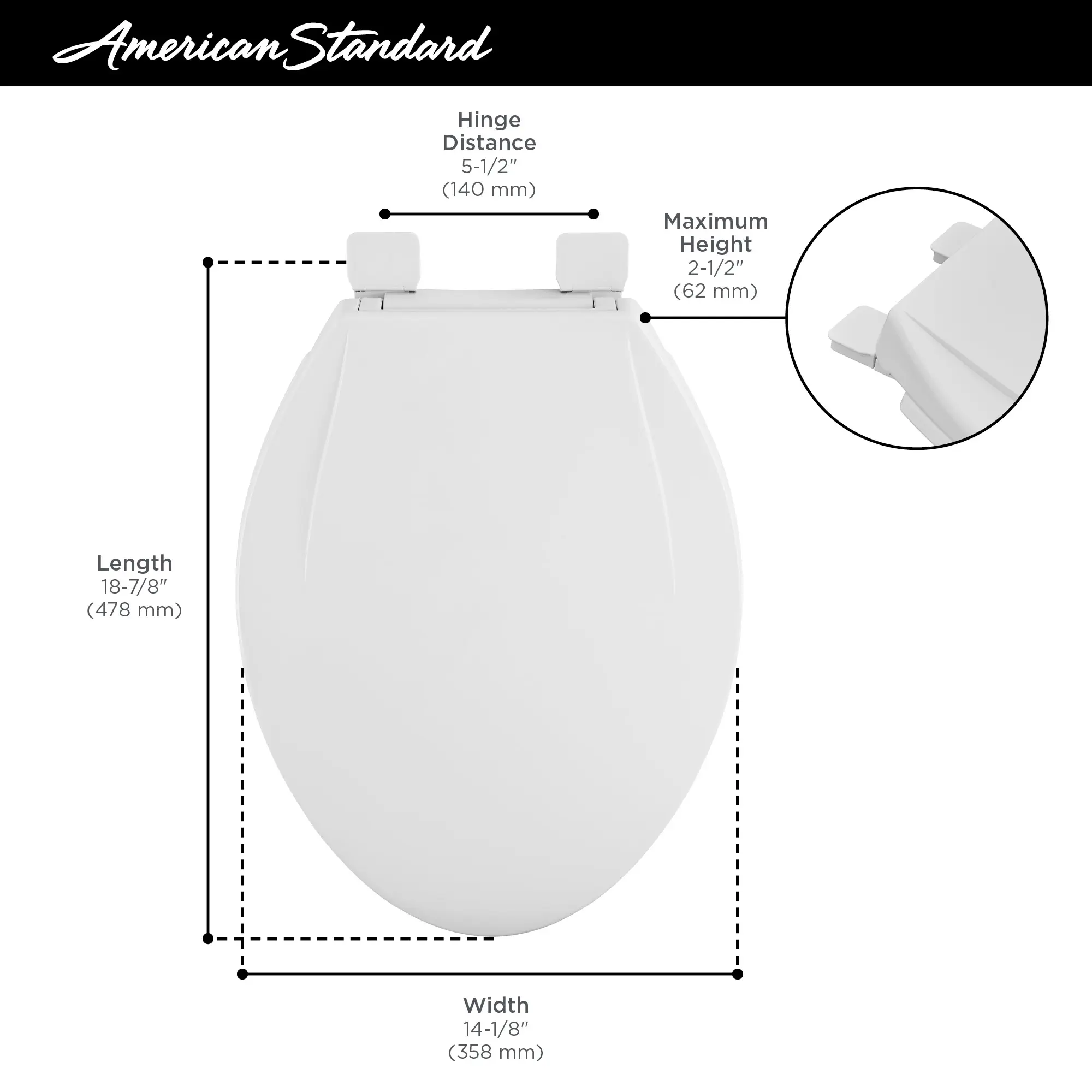 Champion® Slow -Close & Easy Lift-off Elongated Toilet Seat - Image 18